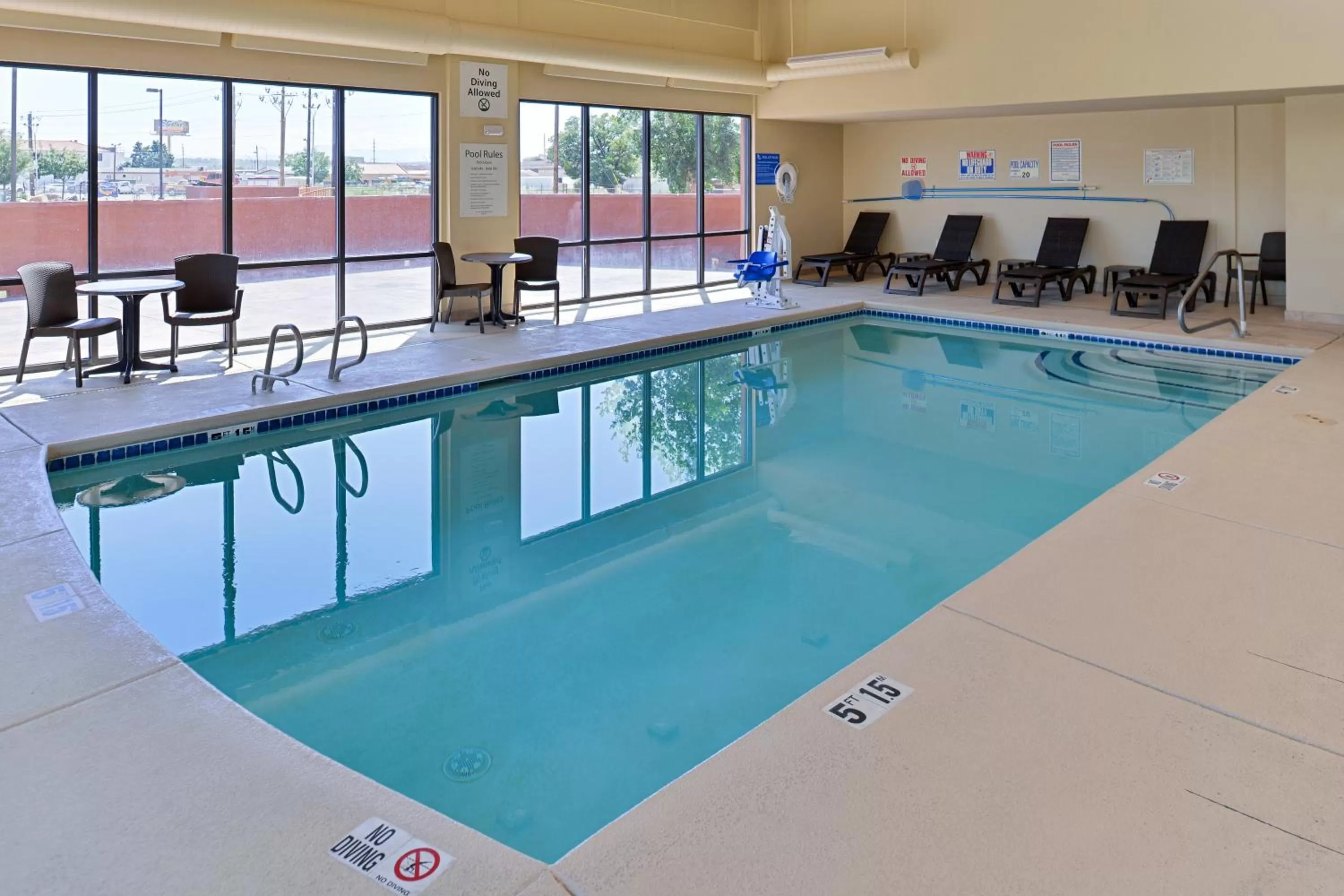 Swimming pool in Holiday Inn Express & Suites Albuquerque Historic Old Town by IHG