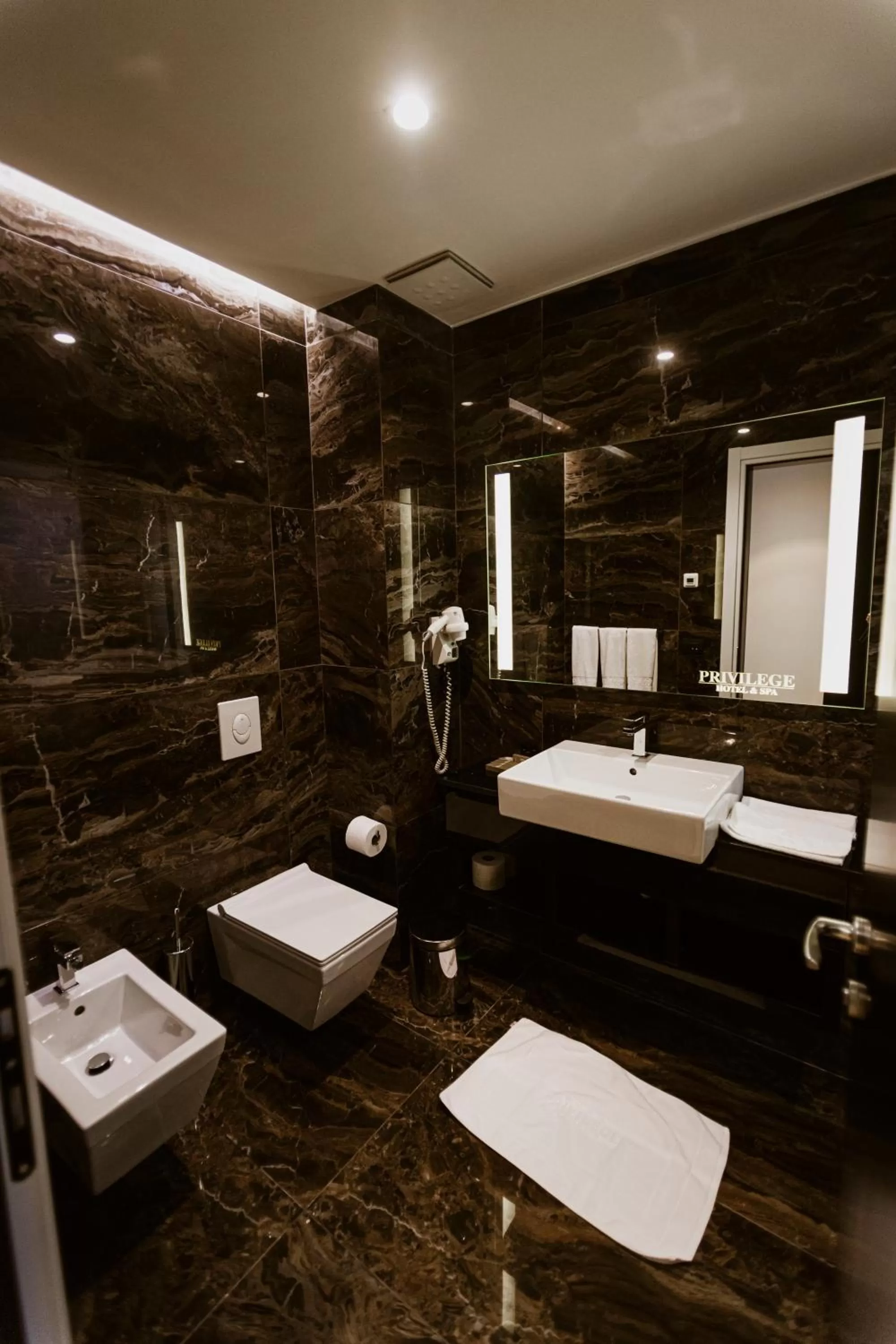 Toilet in Privilege Hotel & Spa