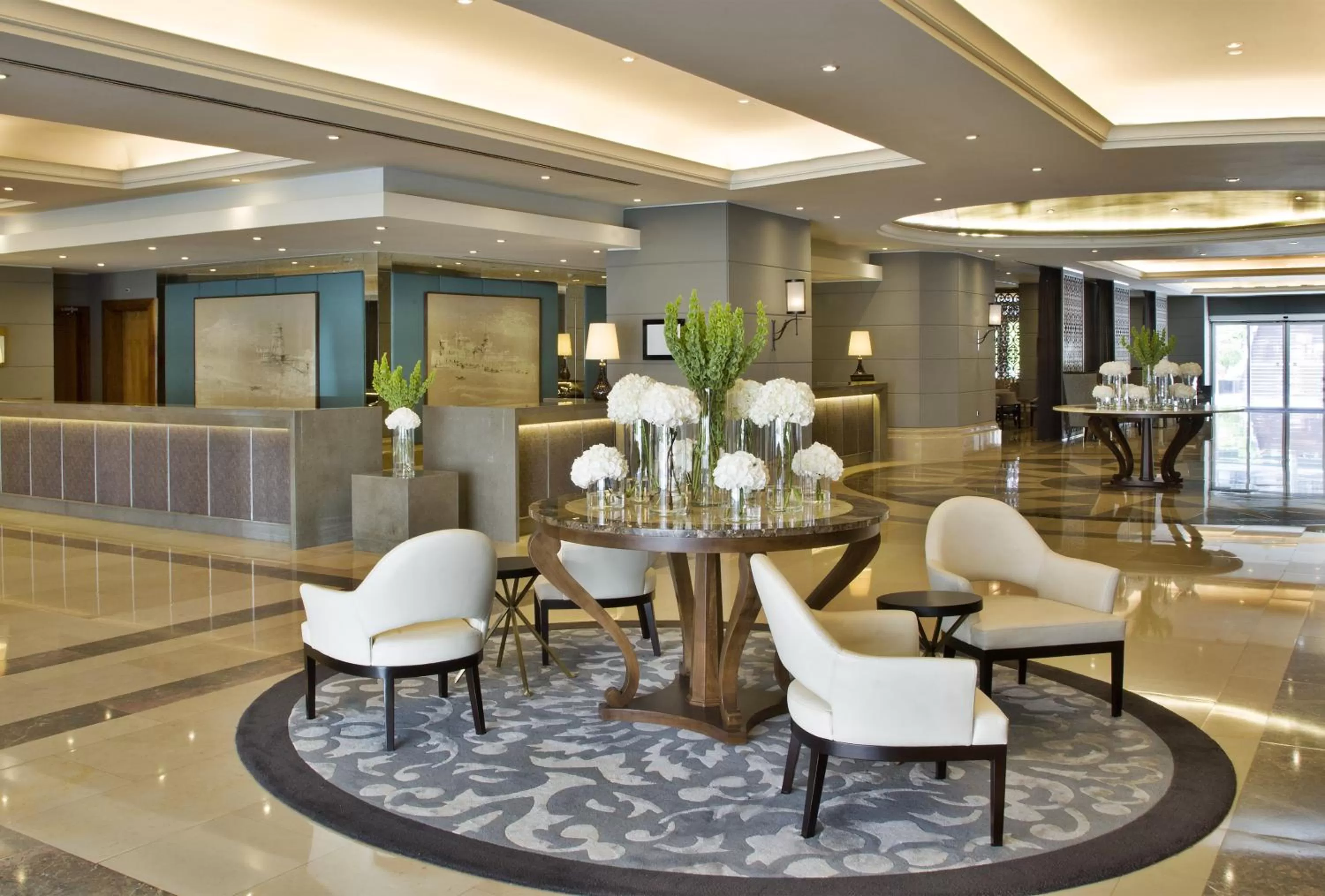 Lobby or reception in Corinthia Lisbon