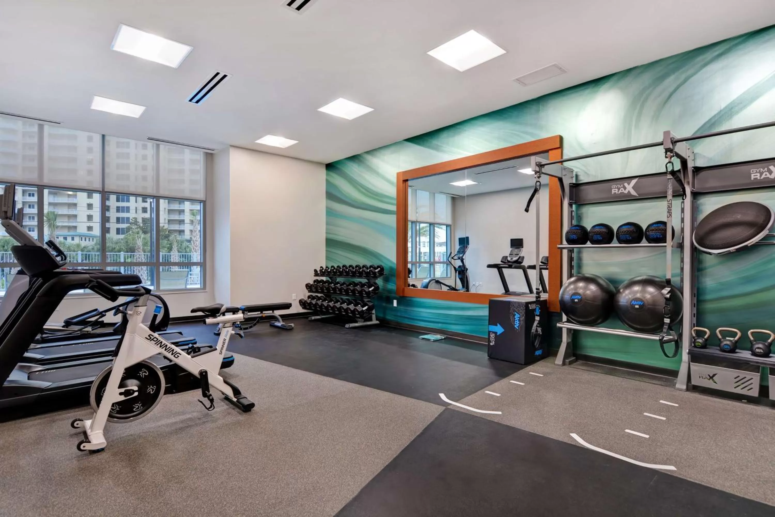 Fitness centre/facilities in Hilton Garden Inn Destin Miramar Beach, Fl