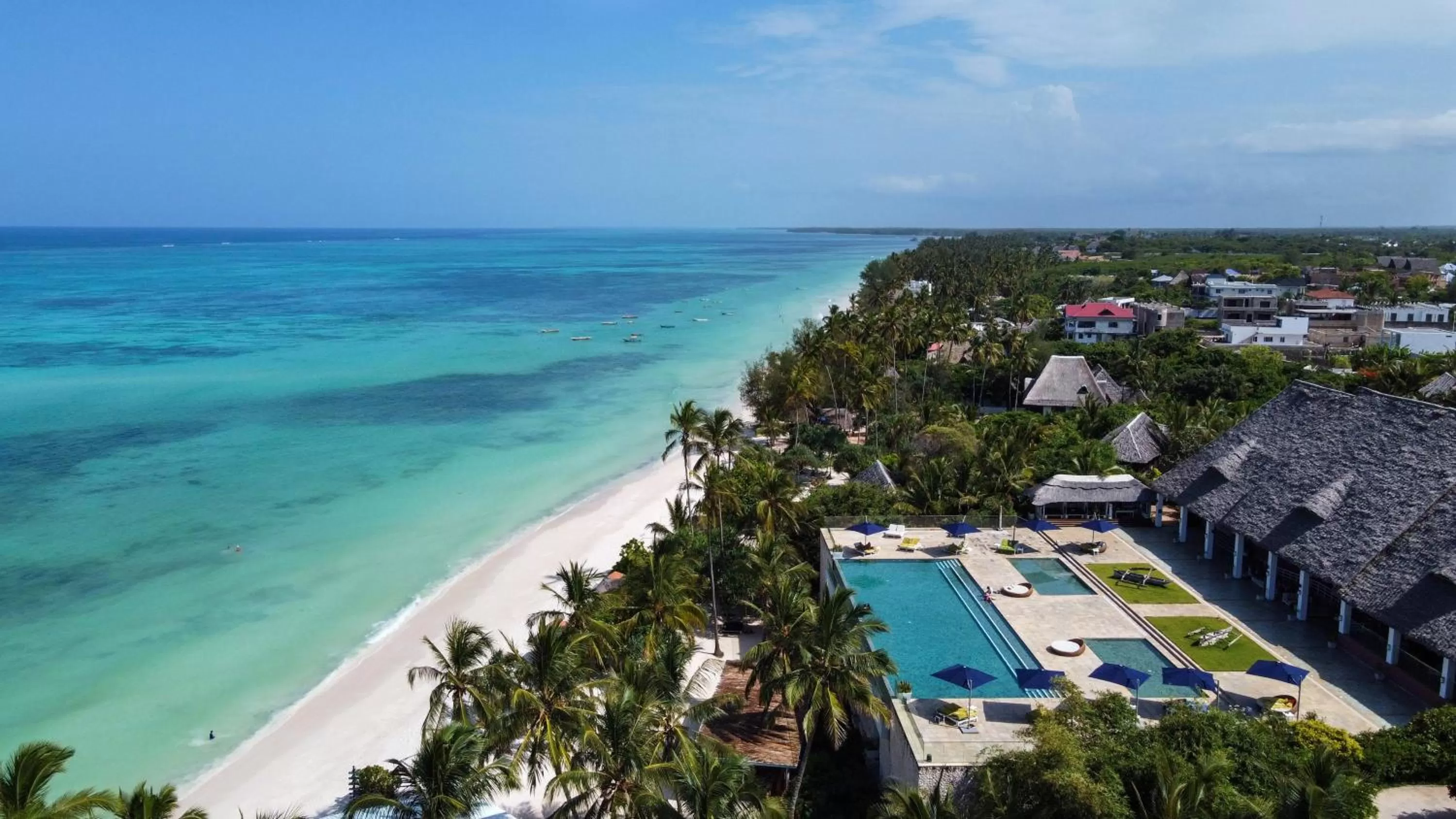 Bird's eye view in Melia Zanzibar