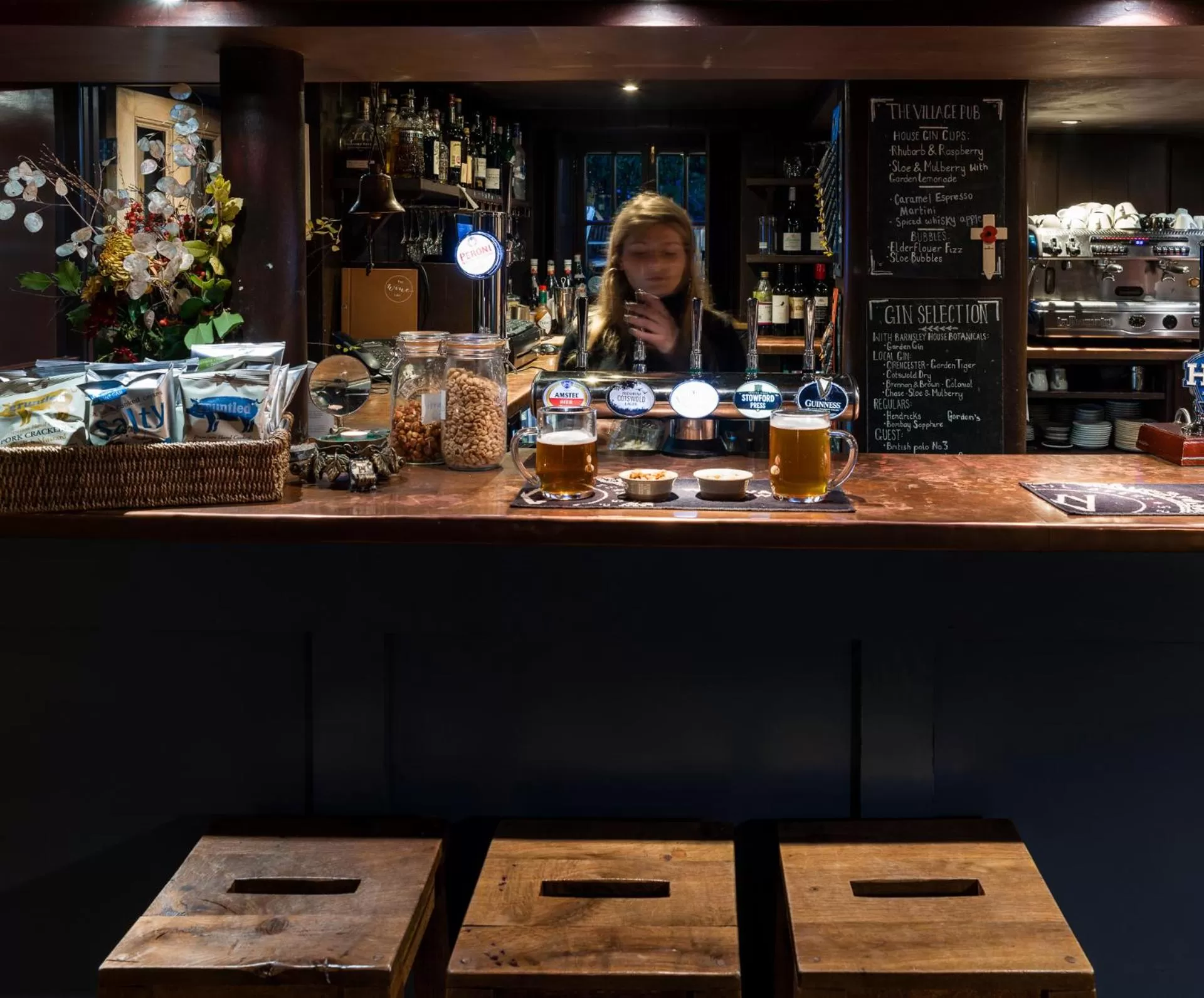 Food and drinks in The Boot at Barnsley