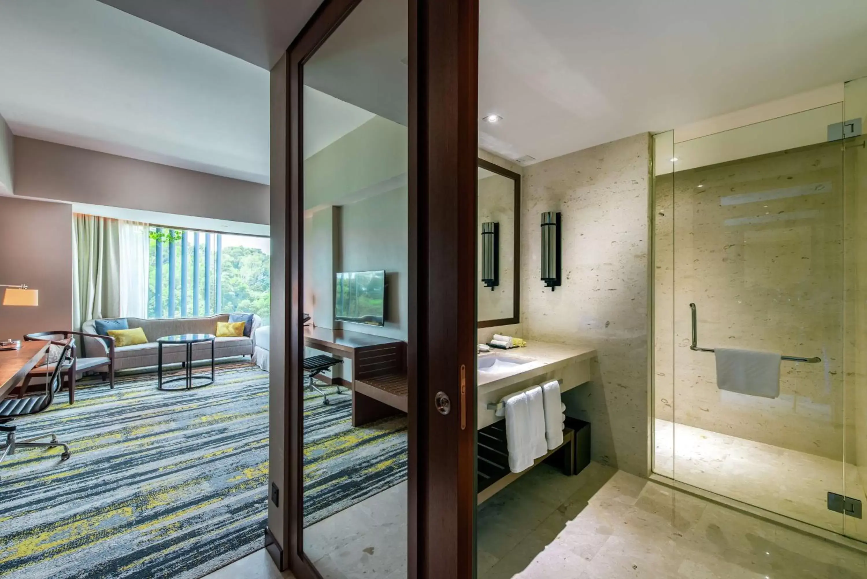 Bathroom in Hilton Kota Kinabalu
