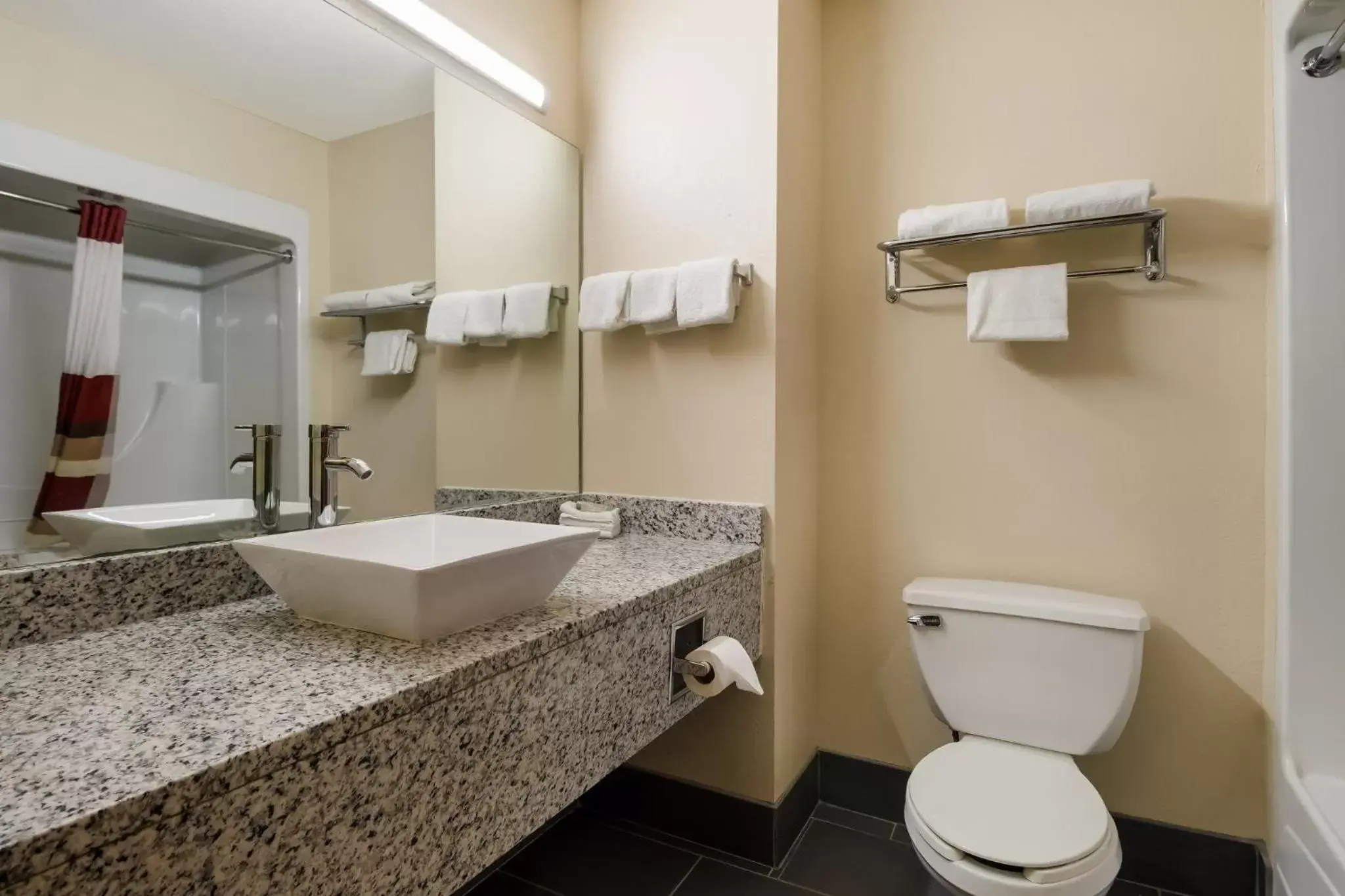 Photo of the whole room, Bathroom in Red Roof Inn South Bend - Mishawaka