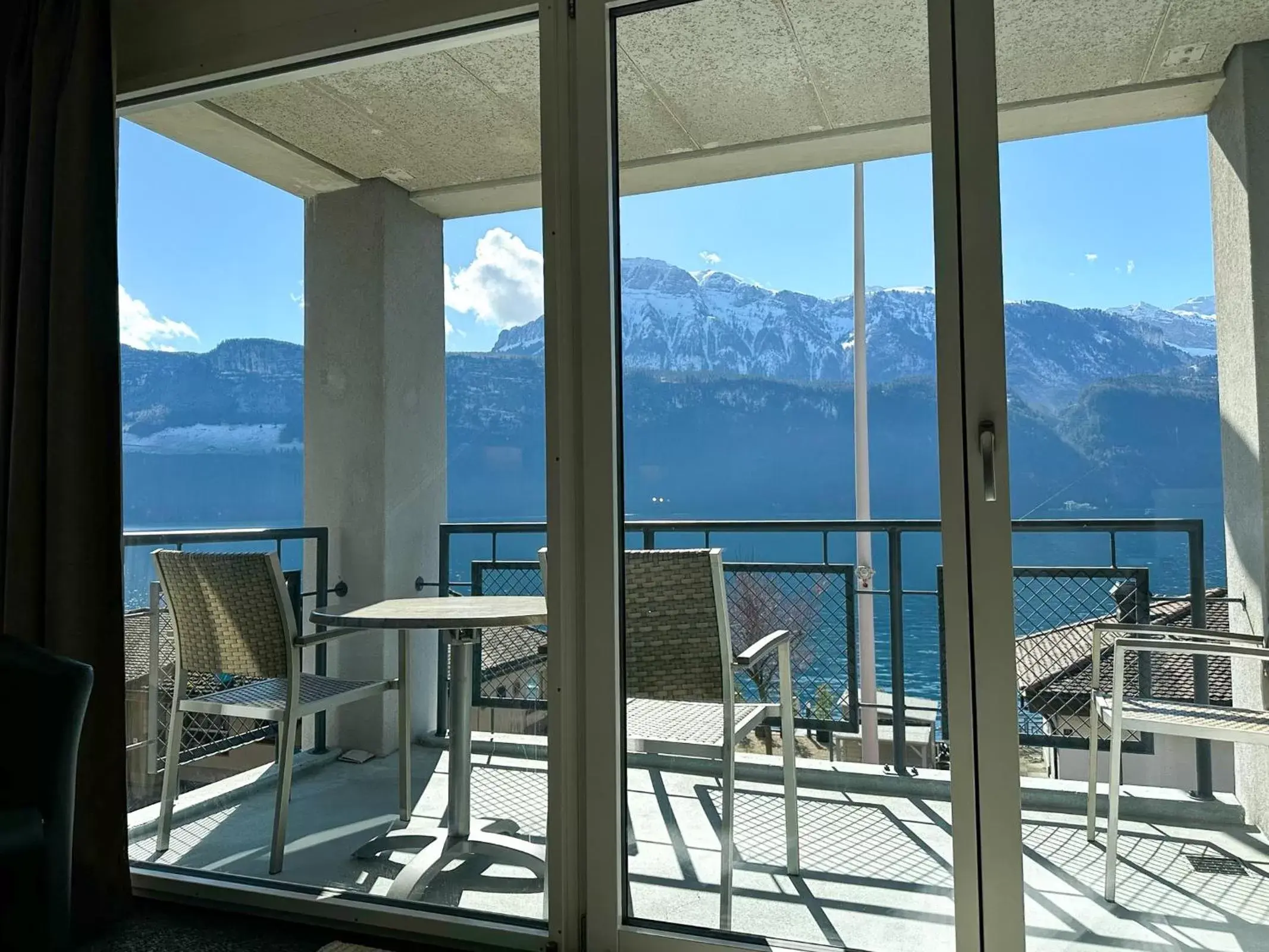 View (from property/room), Mountain View in Seehotel Riviera at Lake Lucerne