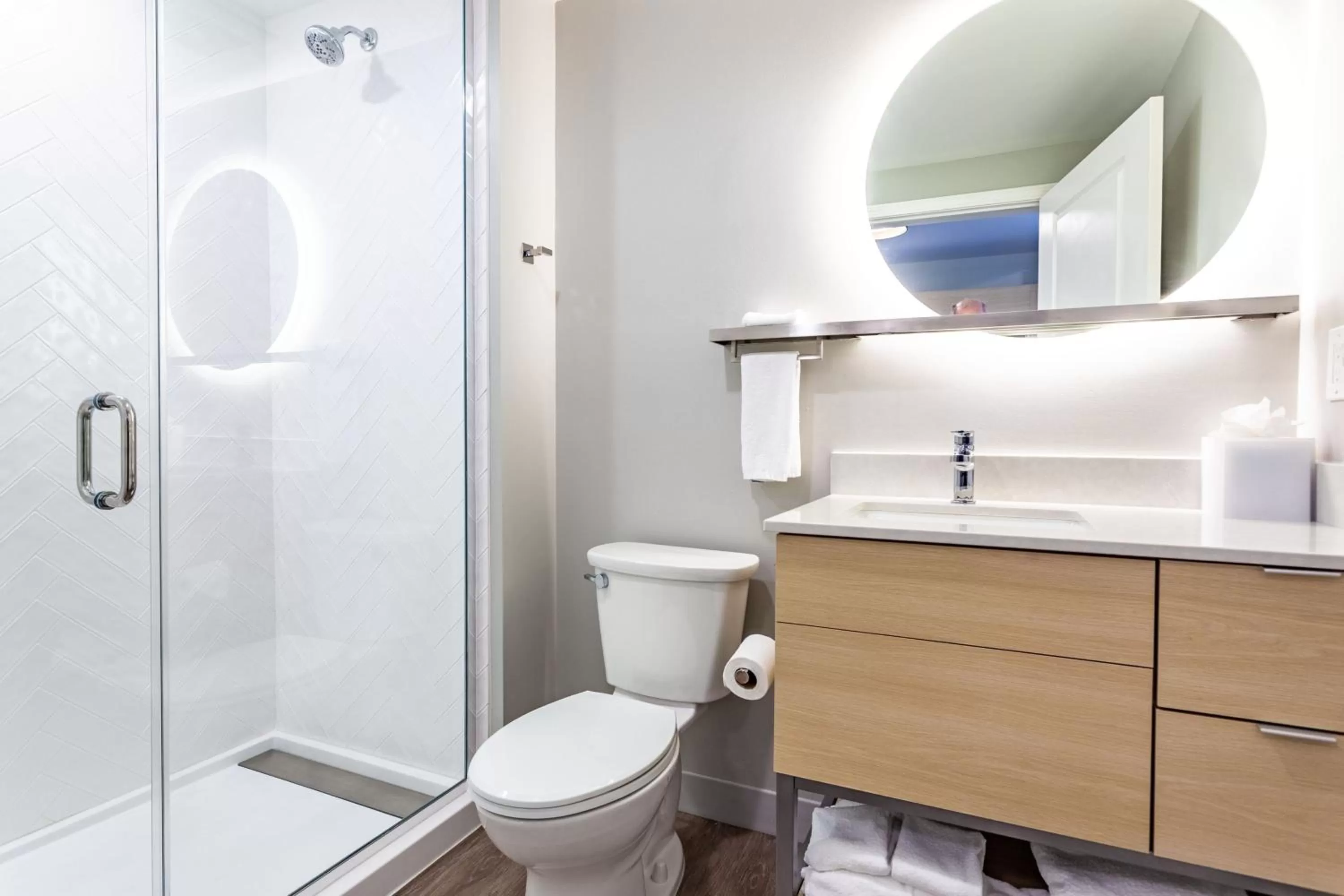 Bathroom in TownePlace Suites by Marriott Raleigh - University Area