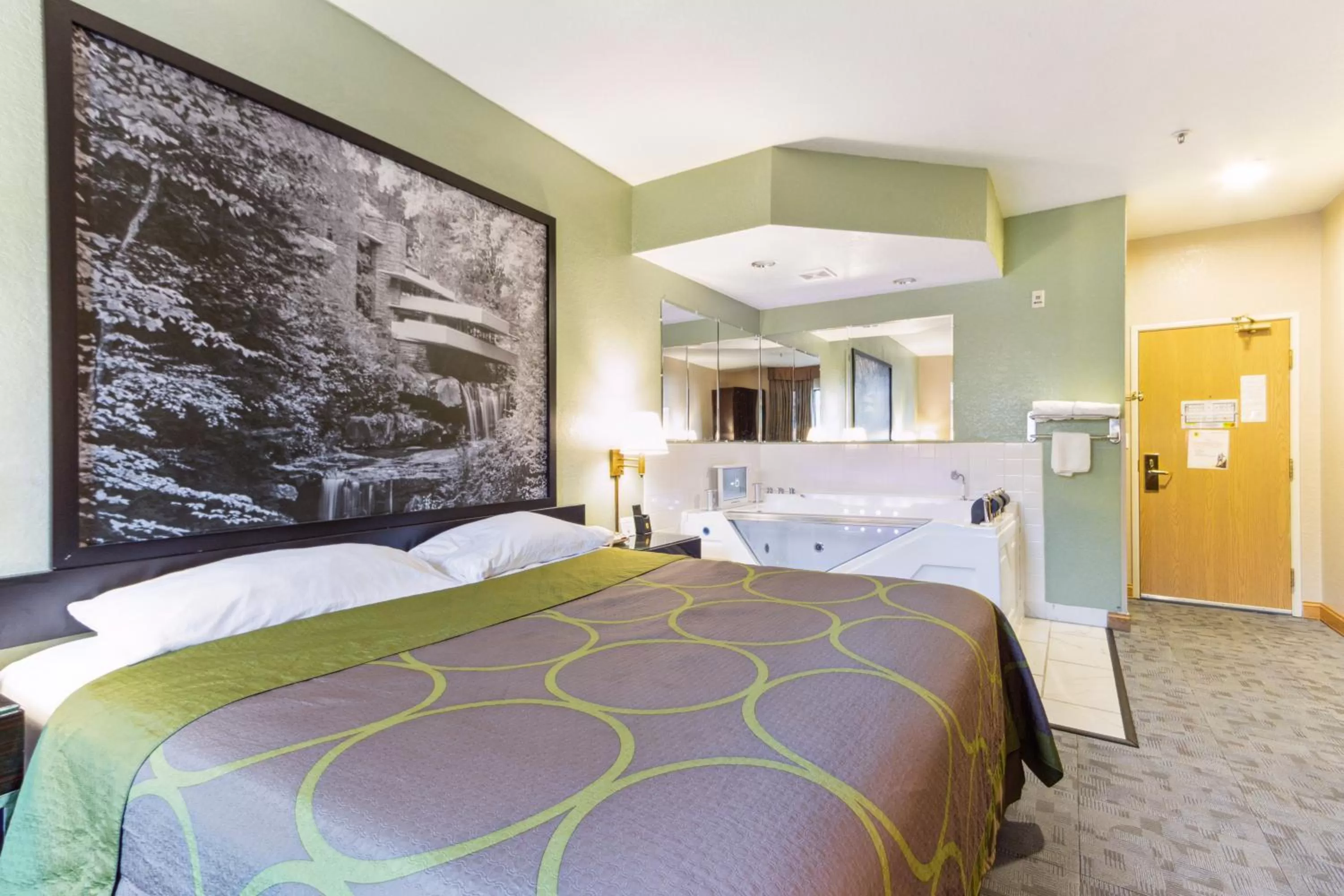 Bed in Super 8 by Wyndham Uniontown PA