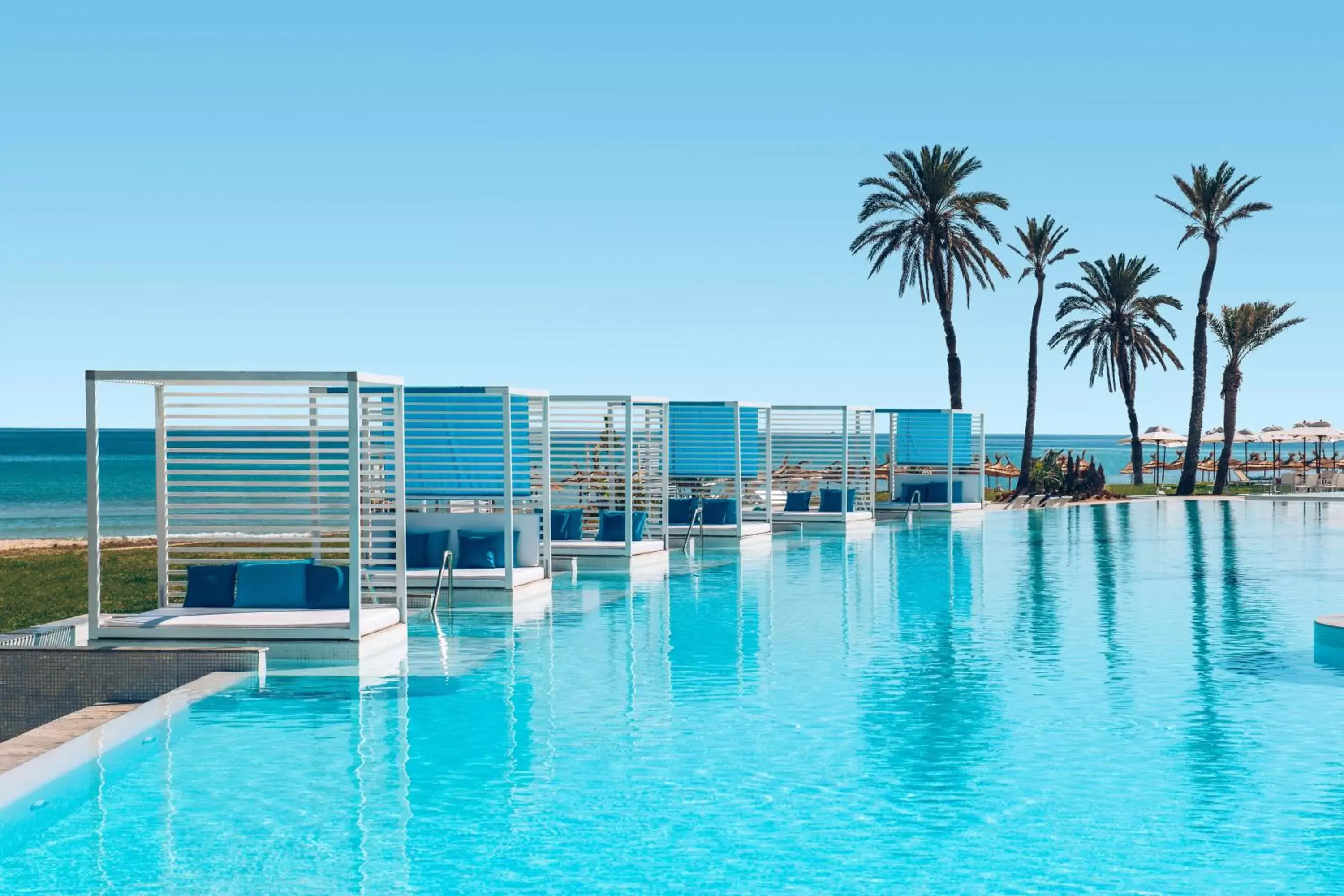 Swimming pool in Iberostar Selection Kuriat Palace Swimming pool in Iberostar Selection Kuriat Palace