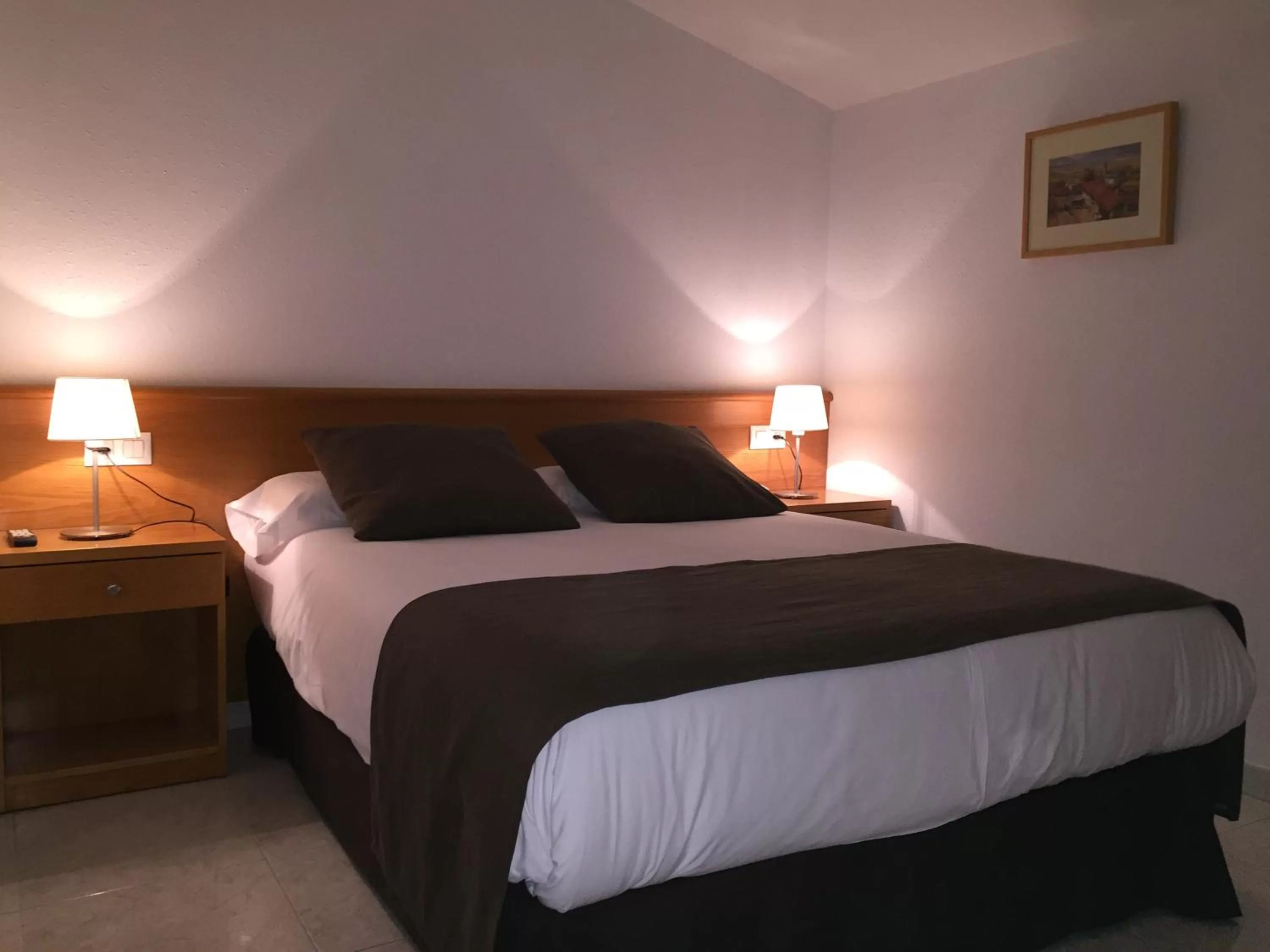 Bed in Hotel Alta Garrotxa