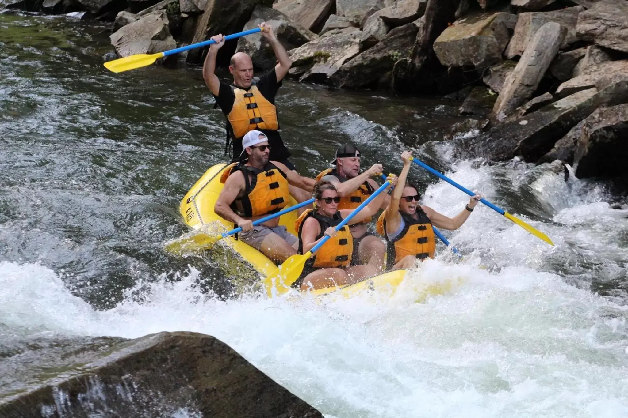 Canoeing in The Lodge Nantahala River