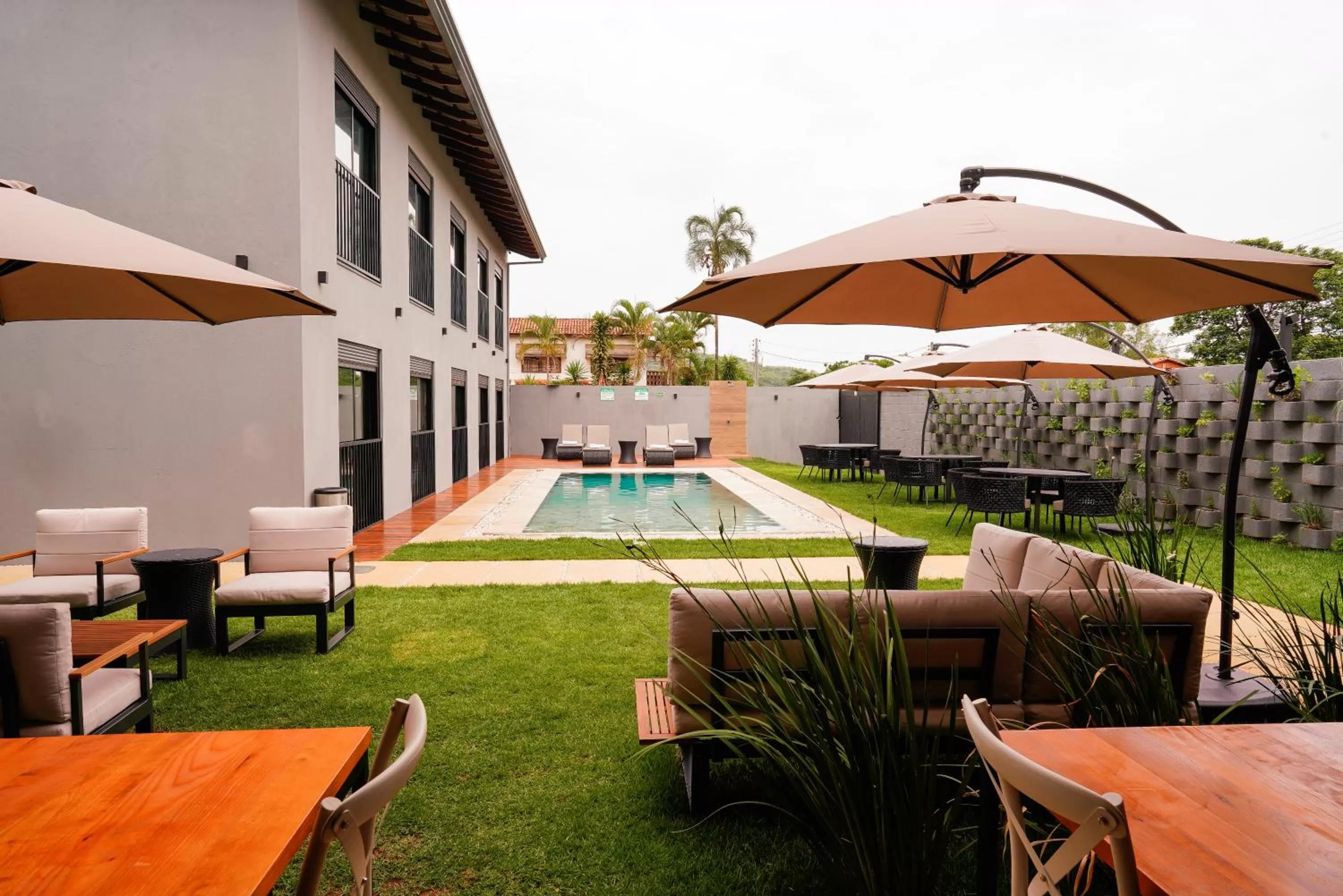 Patio in Pousada Flores do Carmo