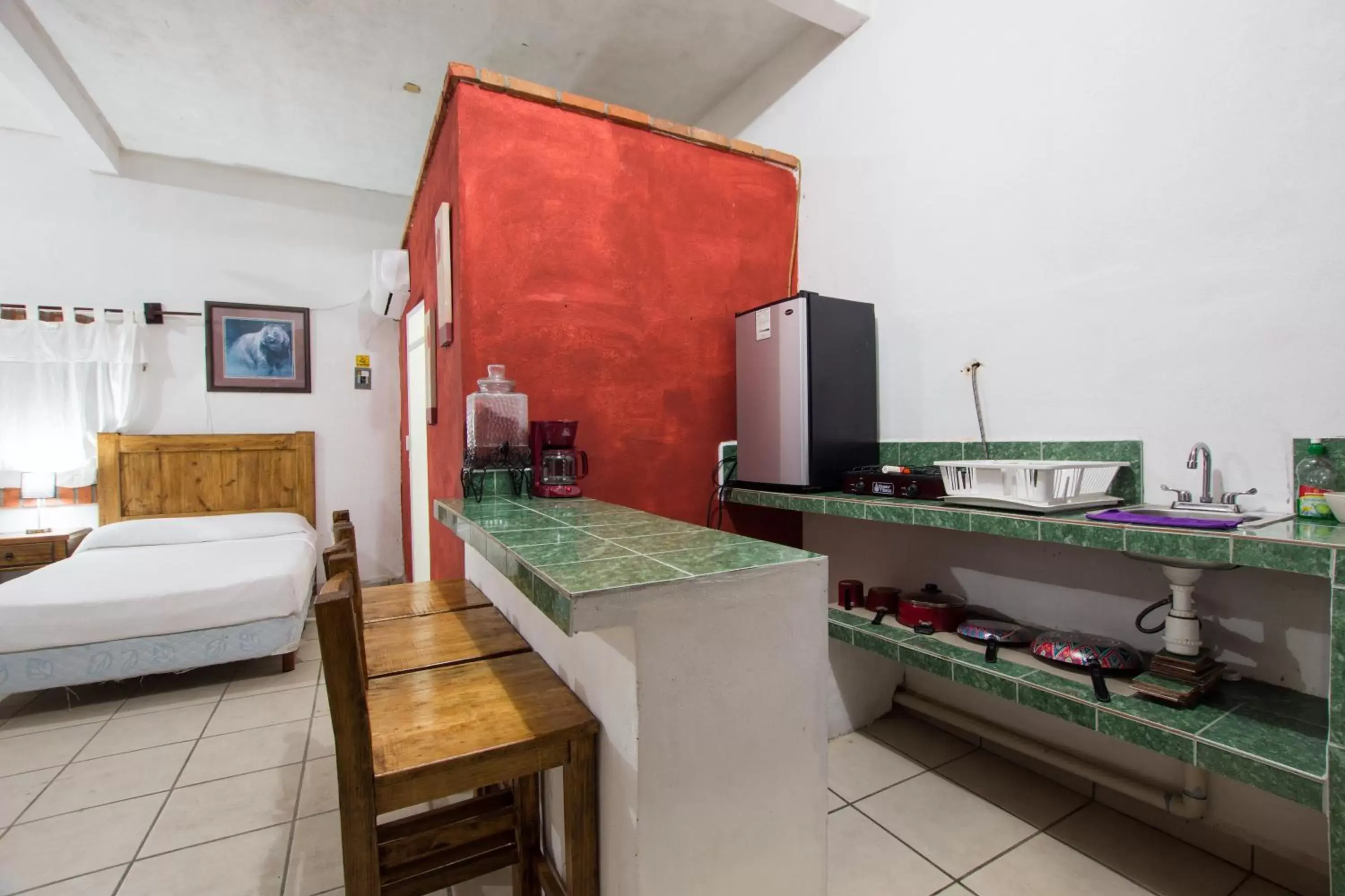 Kitchen/Kitchenette in Traditional Sierra Leon Oceanfront Rooms - Adults Only