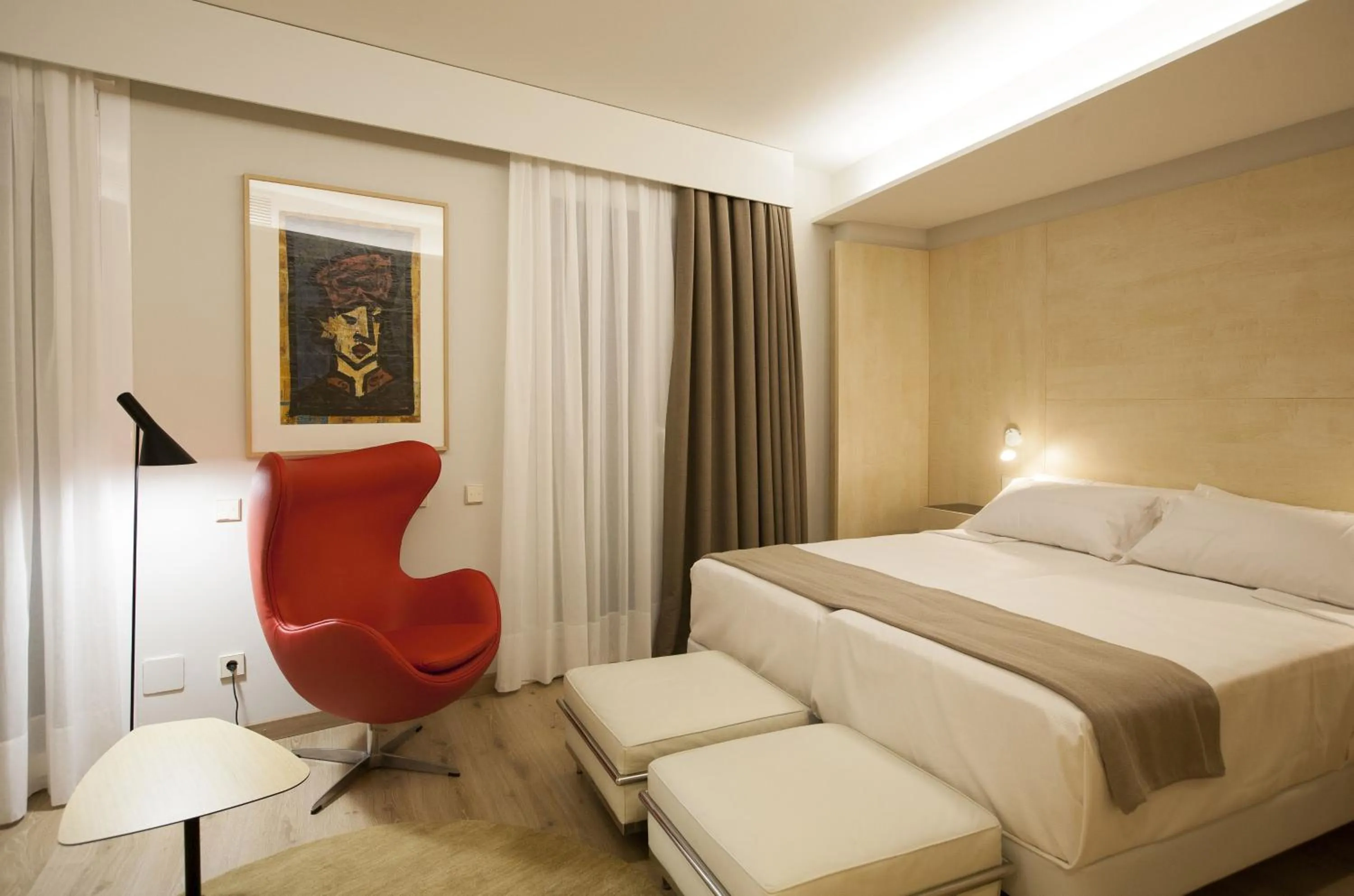 Bed in San Gil Plaza Hotel