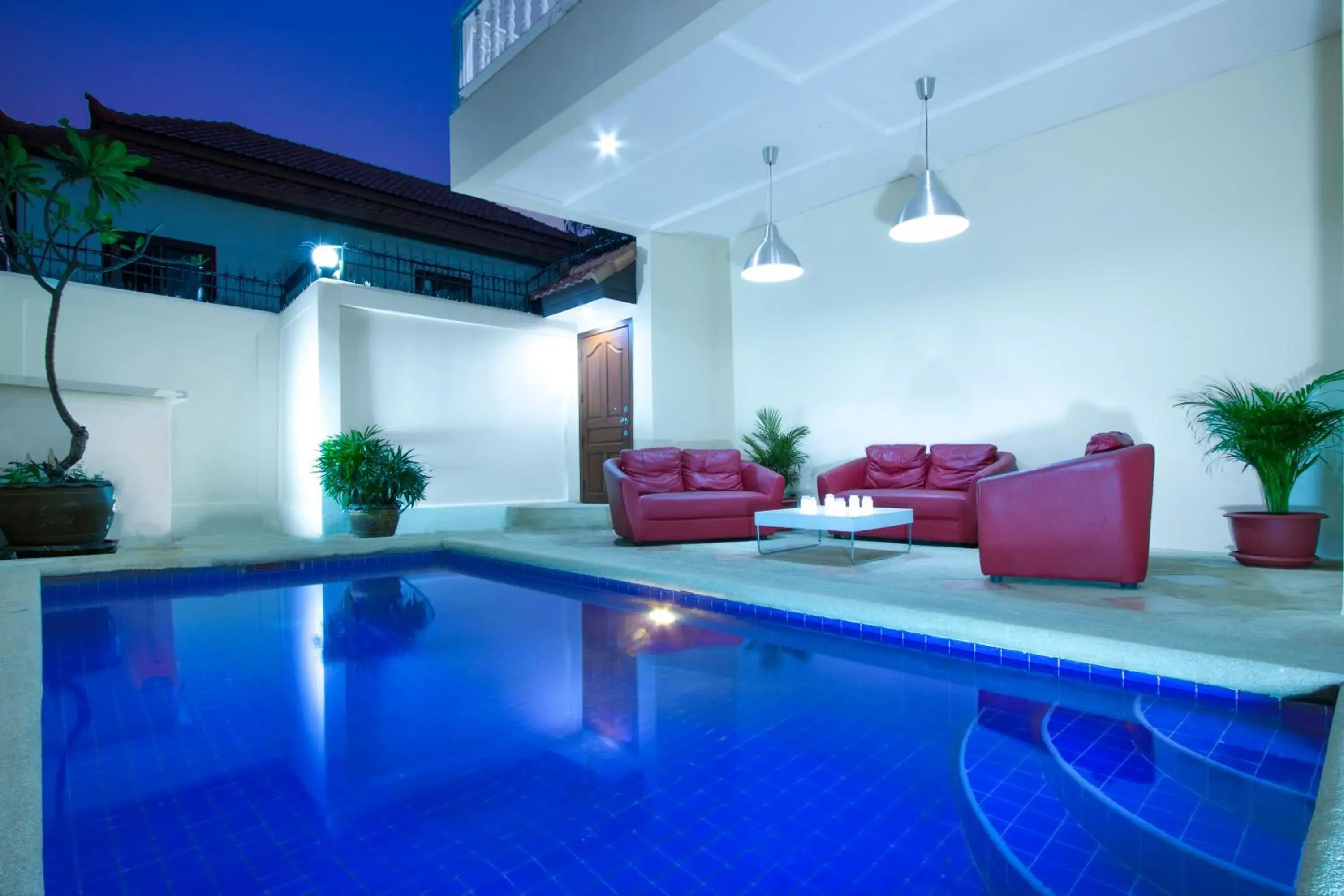 Balcony/Terrace, Swimming Pool in Avoca Pool Villas