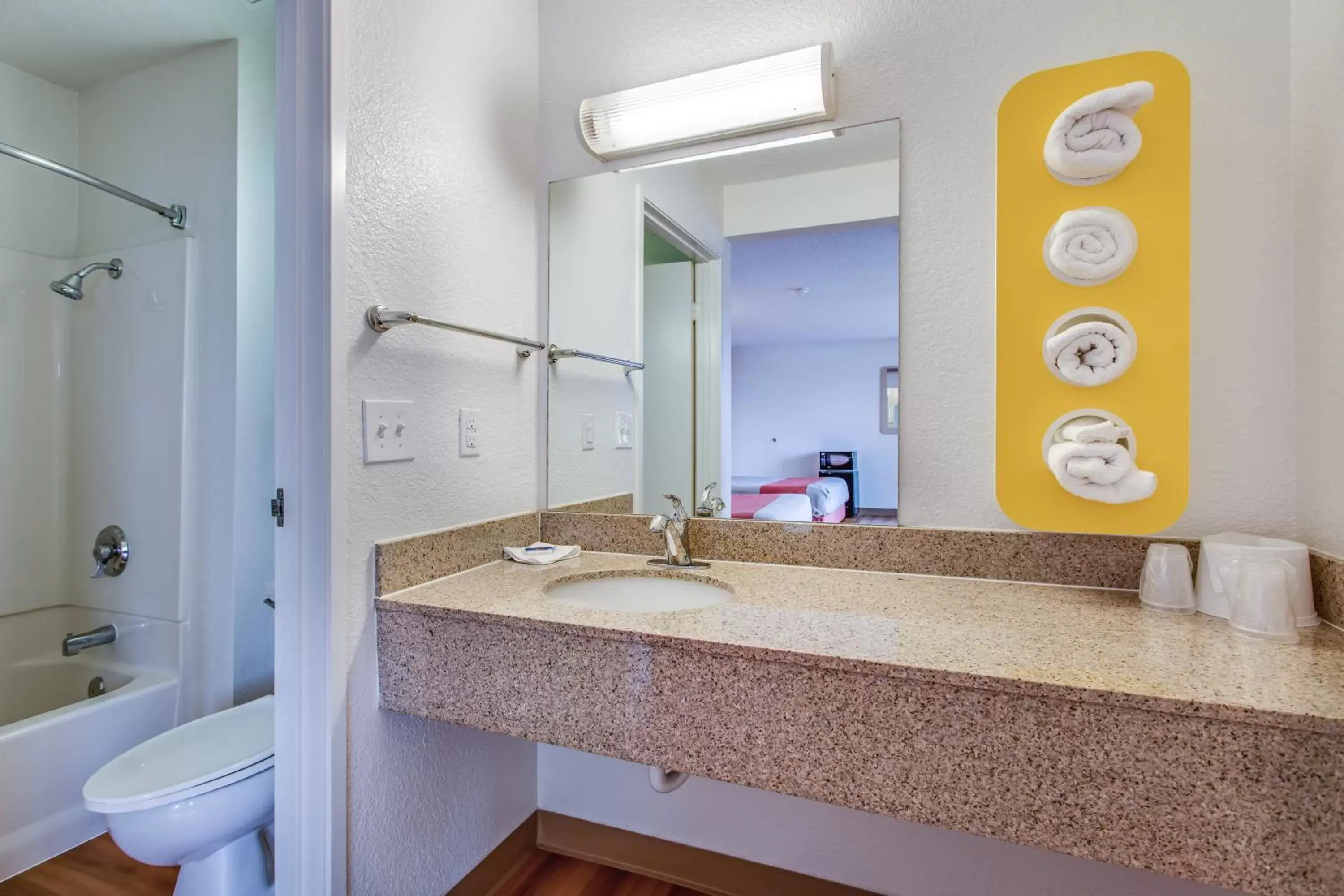 Bathroom in Motel 6-Fairfield, CA - North