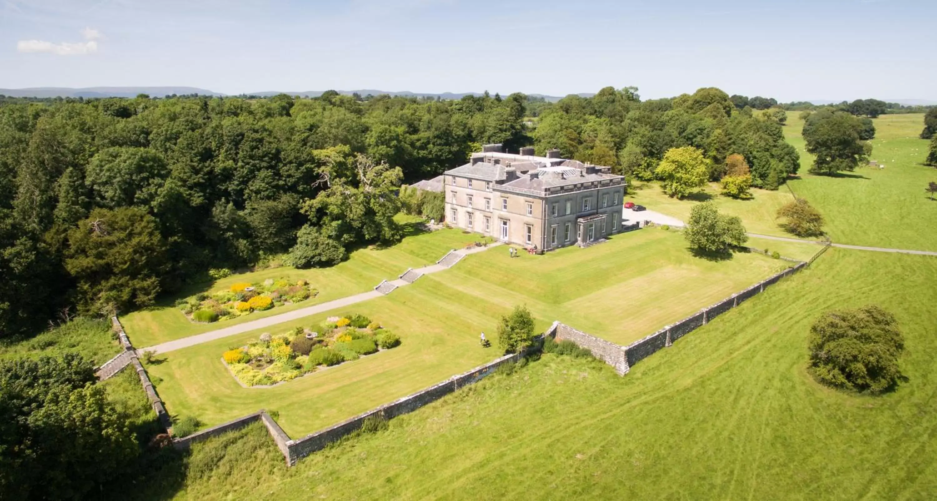 Garden, Bird's-eye View in Temple House