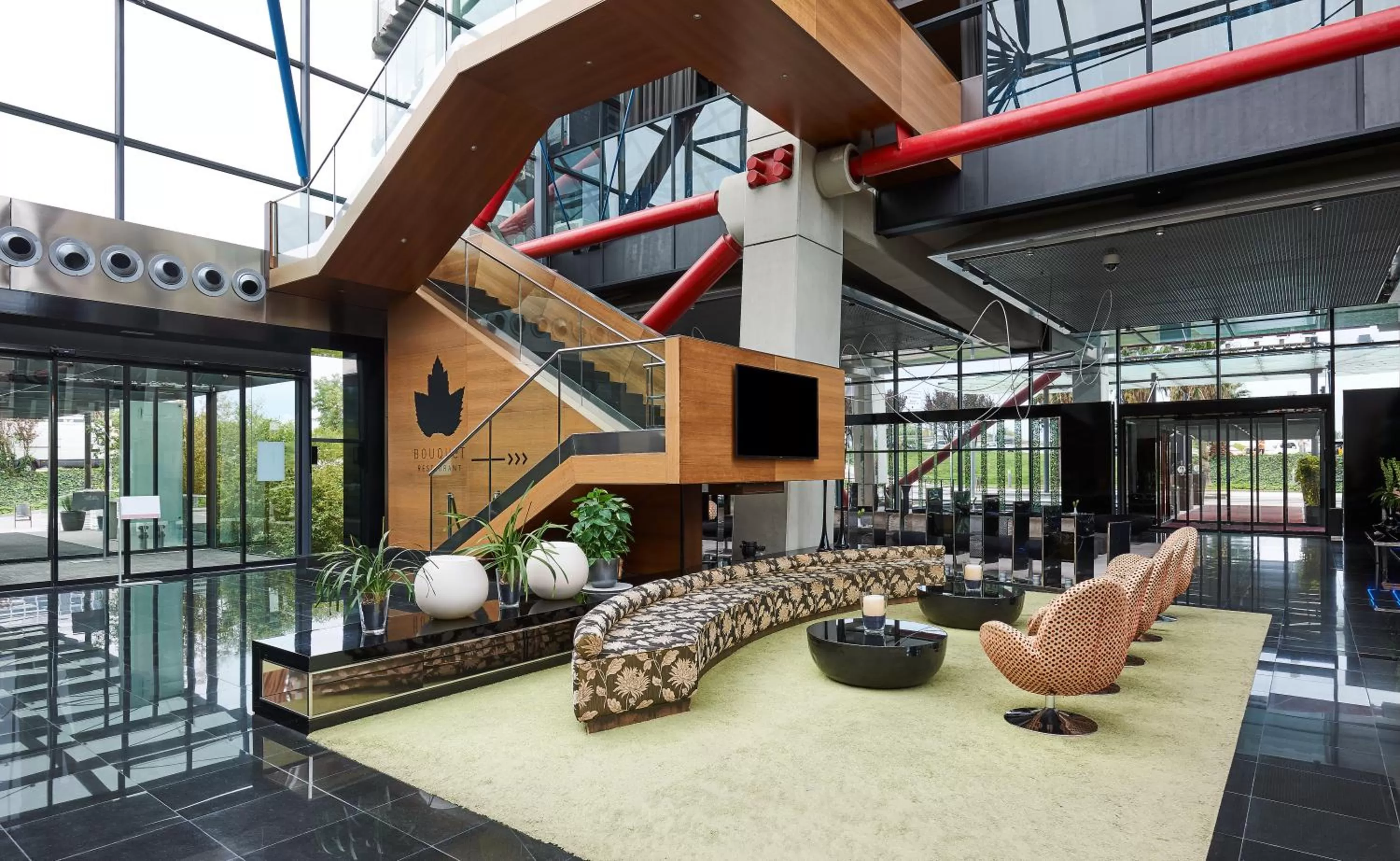 Lobby or reception in Hyatt Regency Barcelona Tower