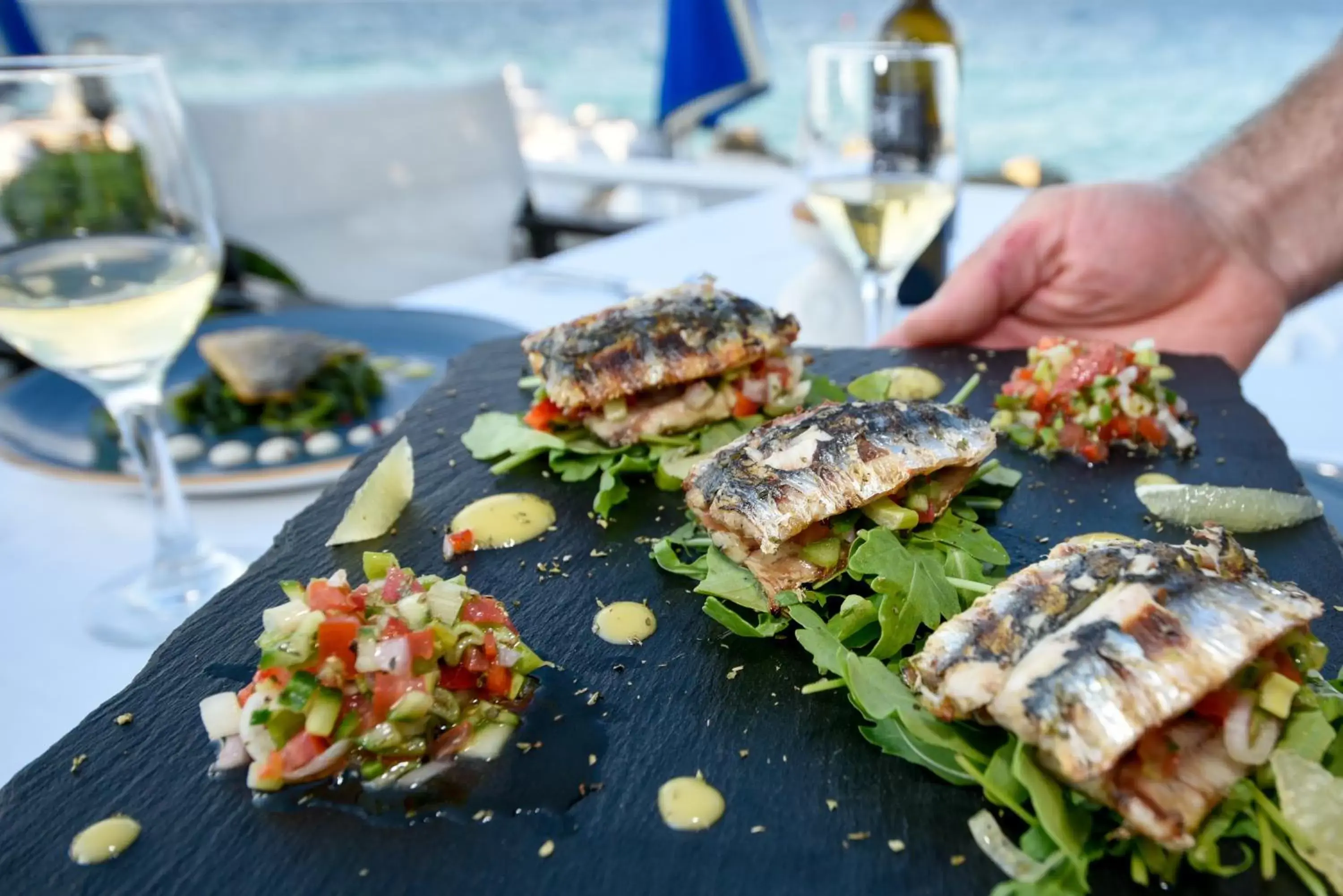 Food close-up in Lido Hotel