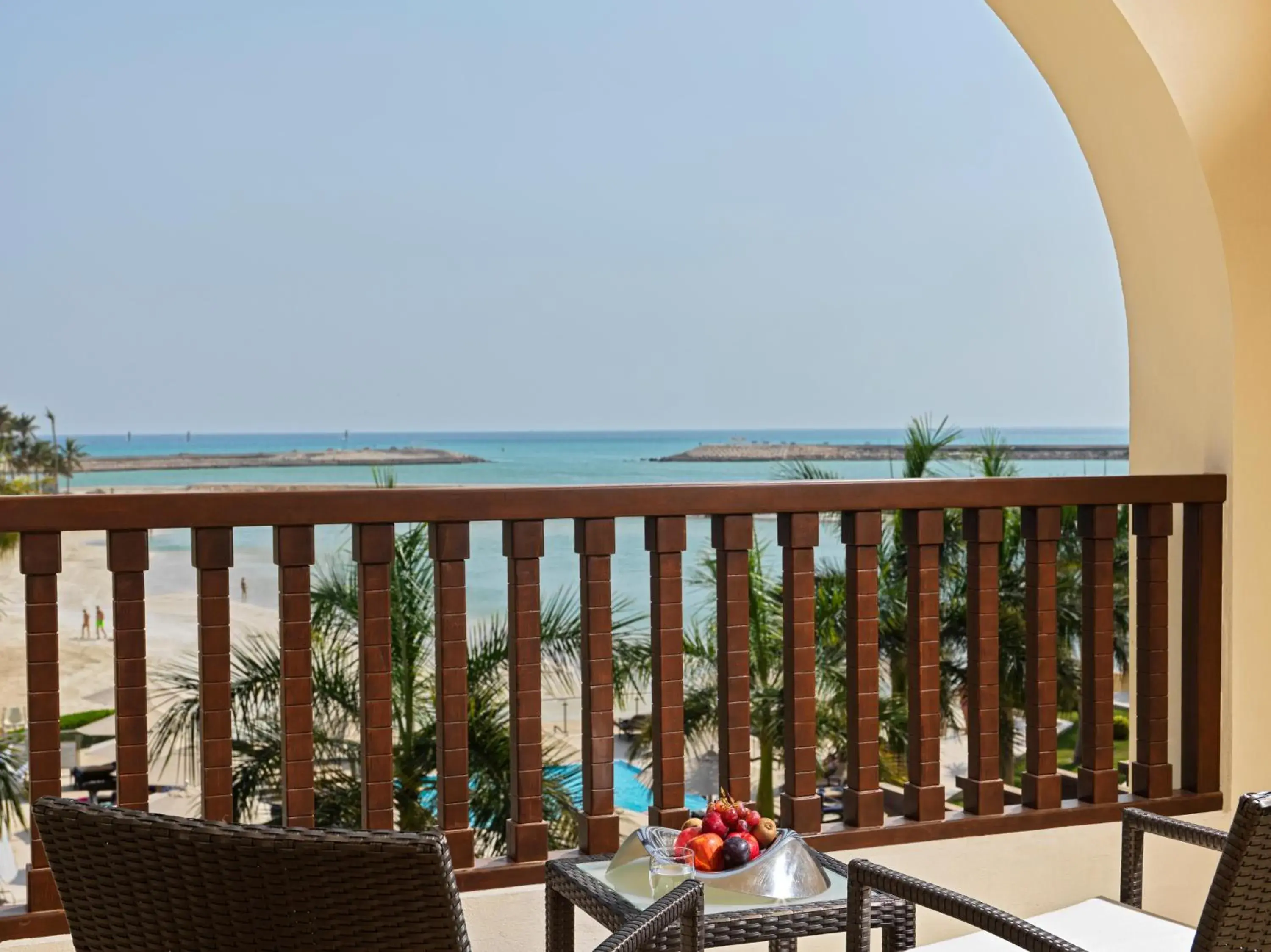 View (from property/room), Balcony/Terrace in Fanar Hotel & Residences