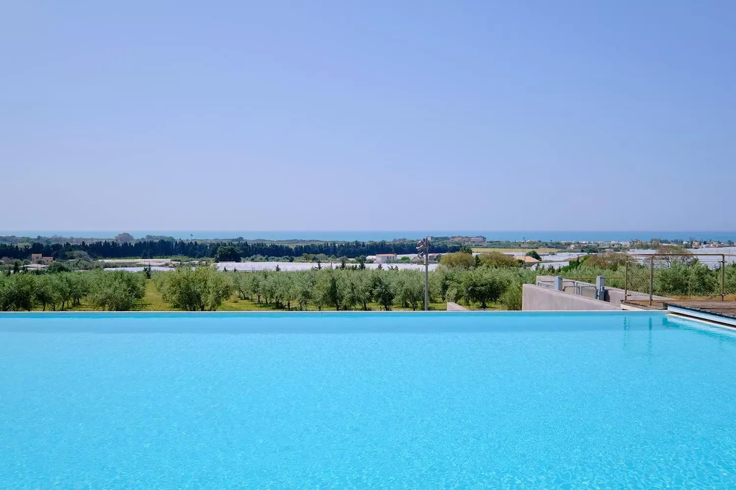 Pool view in Petrantica Resort