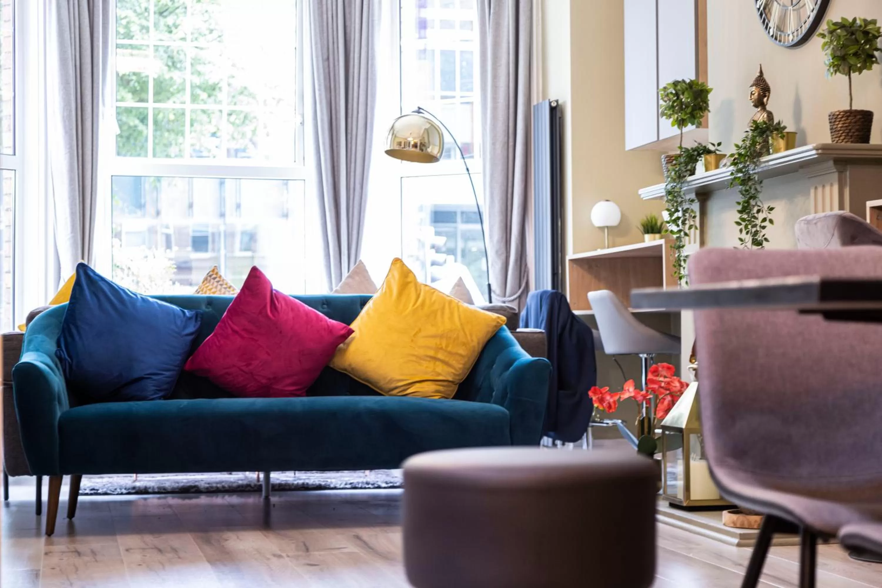 Seating area in Number 11 by the Warren Collection