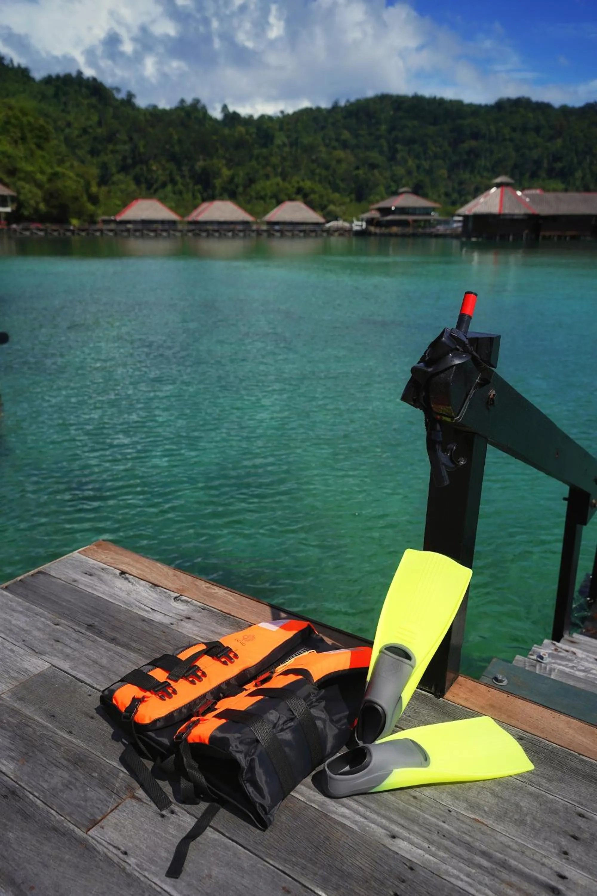 Balcony/Terrace in Gayana Marine Resort