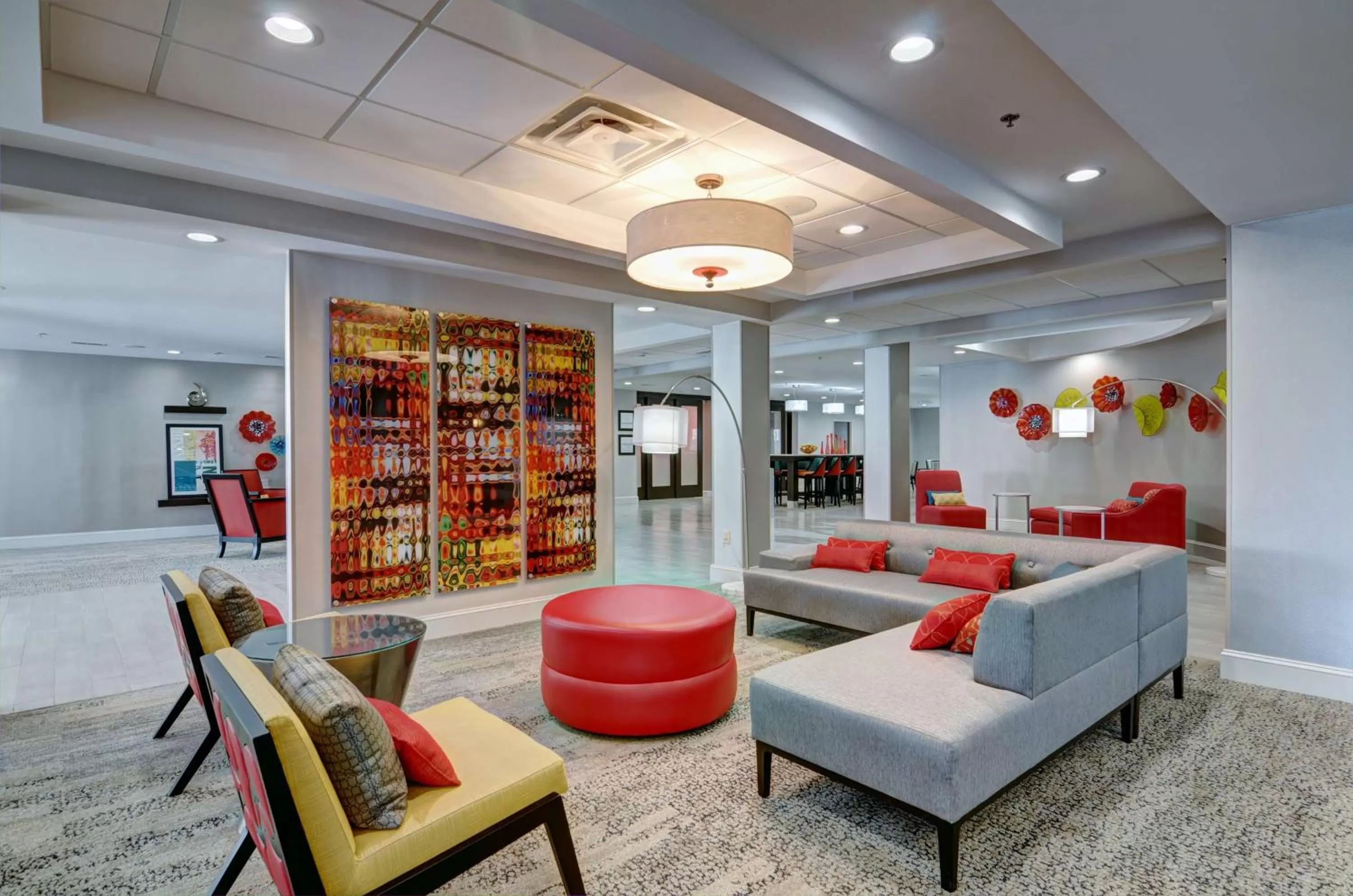 Lobby or reception in Hampton Inn Salem