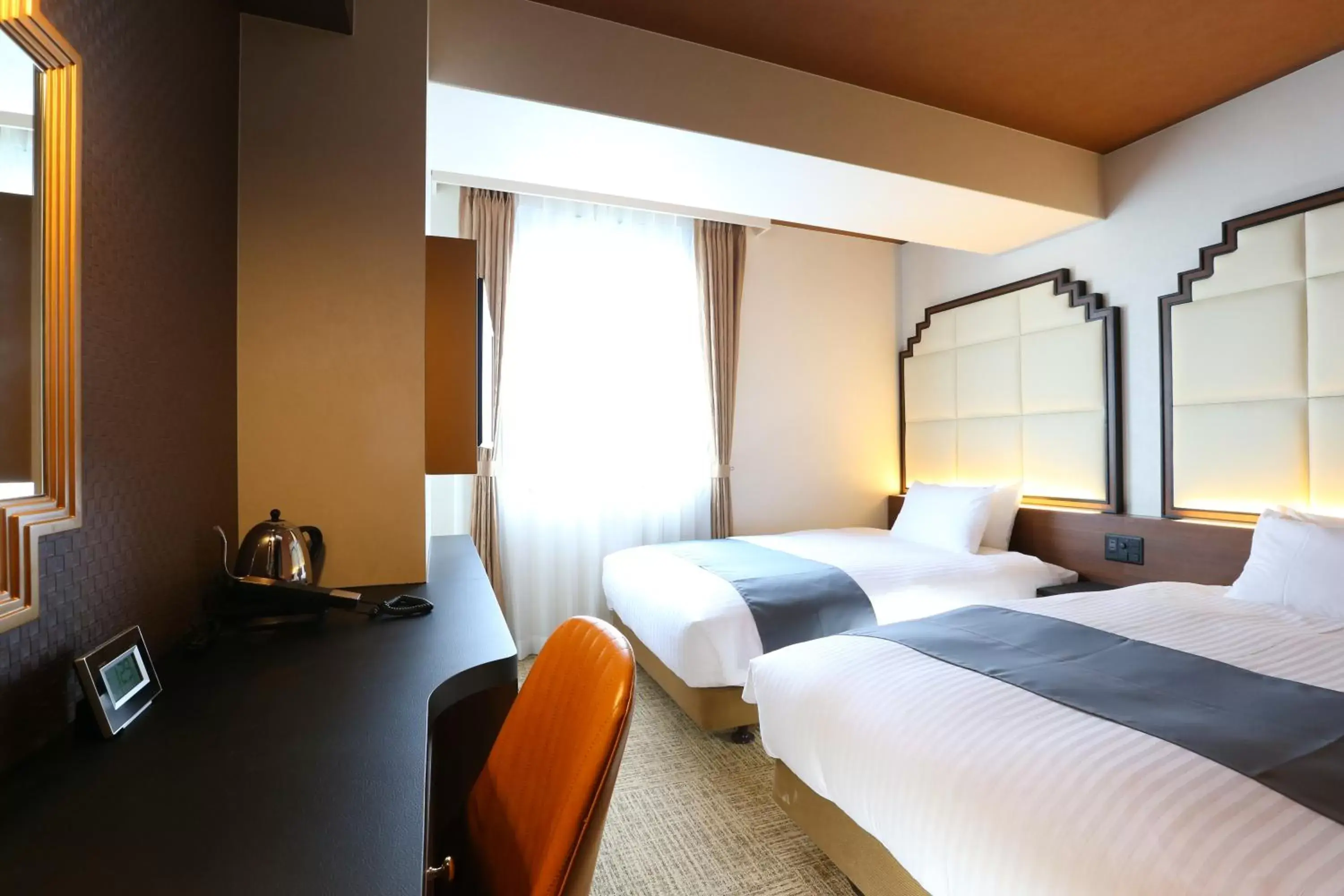 Bed in Hotel Wing International Select Osaka Umeda