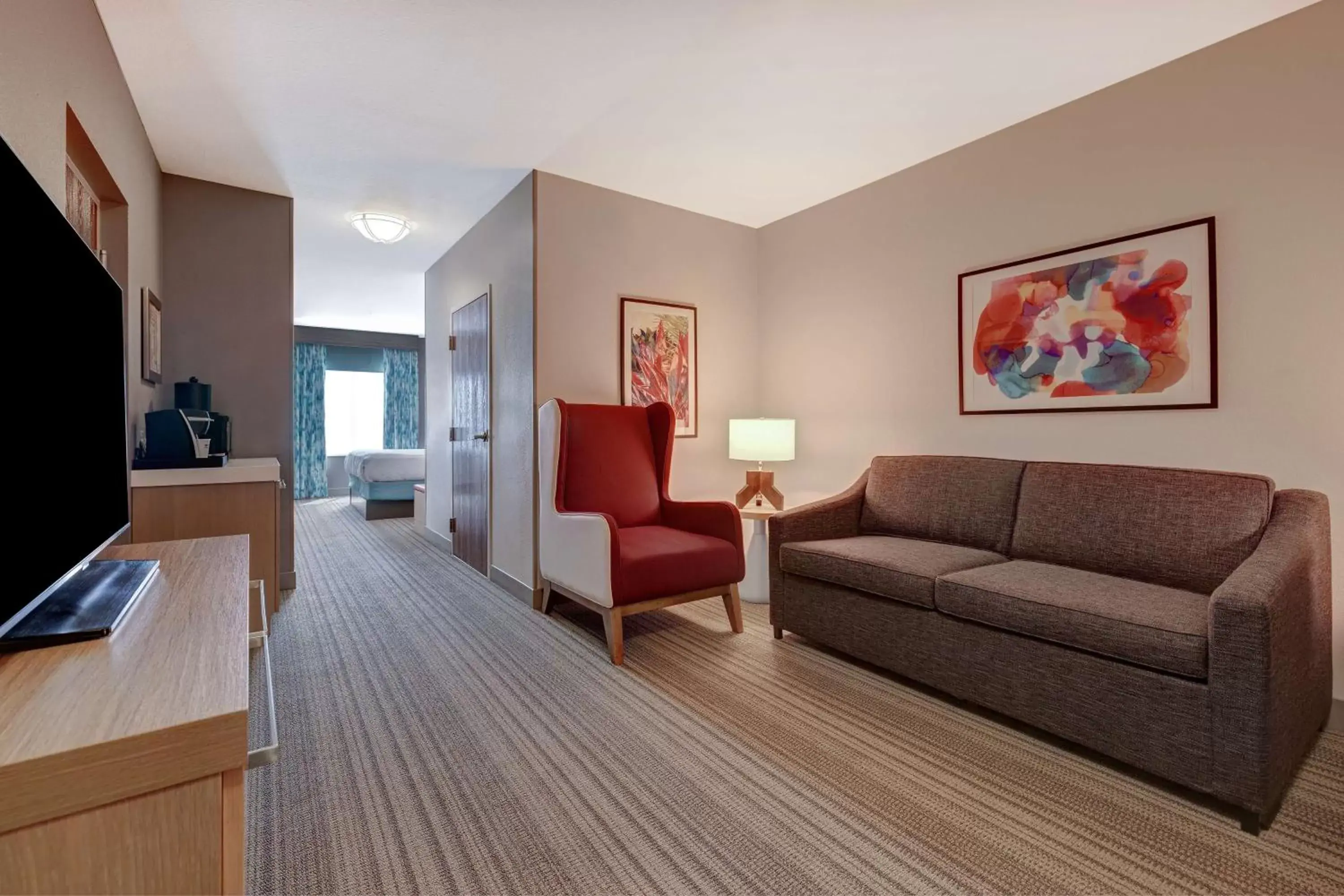 Living room, Seating Area in Hilton Garden Inn Tampa Northwest/Oldsmar