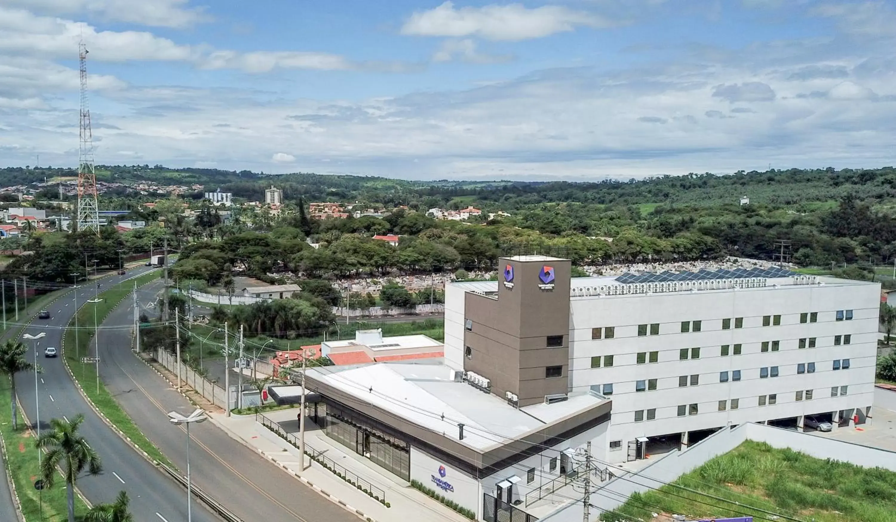 Property building, Bird's-eye View in Transamerica Fit Jaguariúna