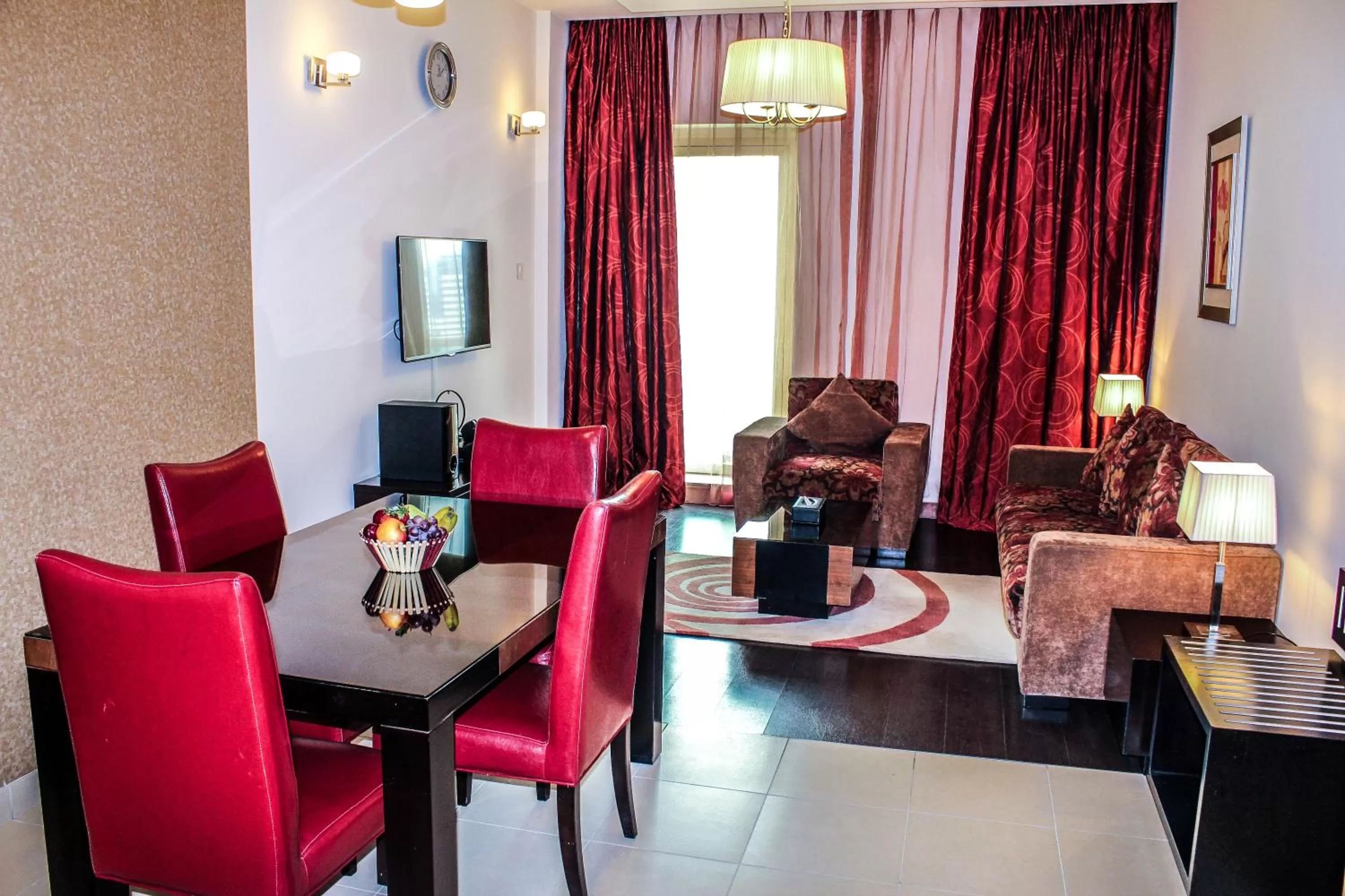 Living room in Dunes Hotel Apartment Oud Metha, Bur Dubai