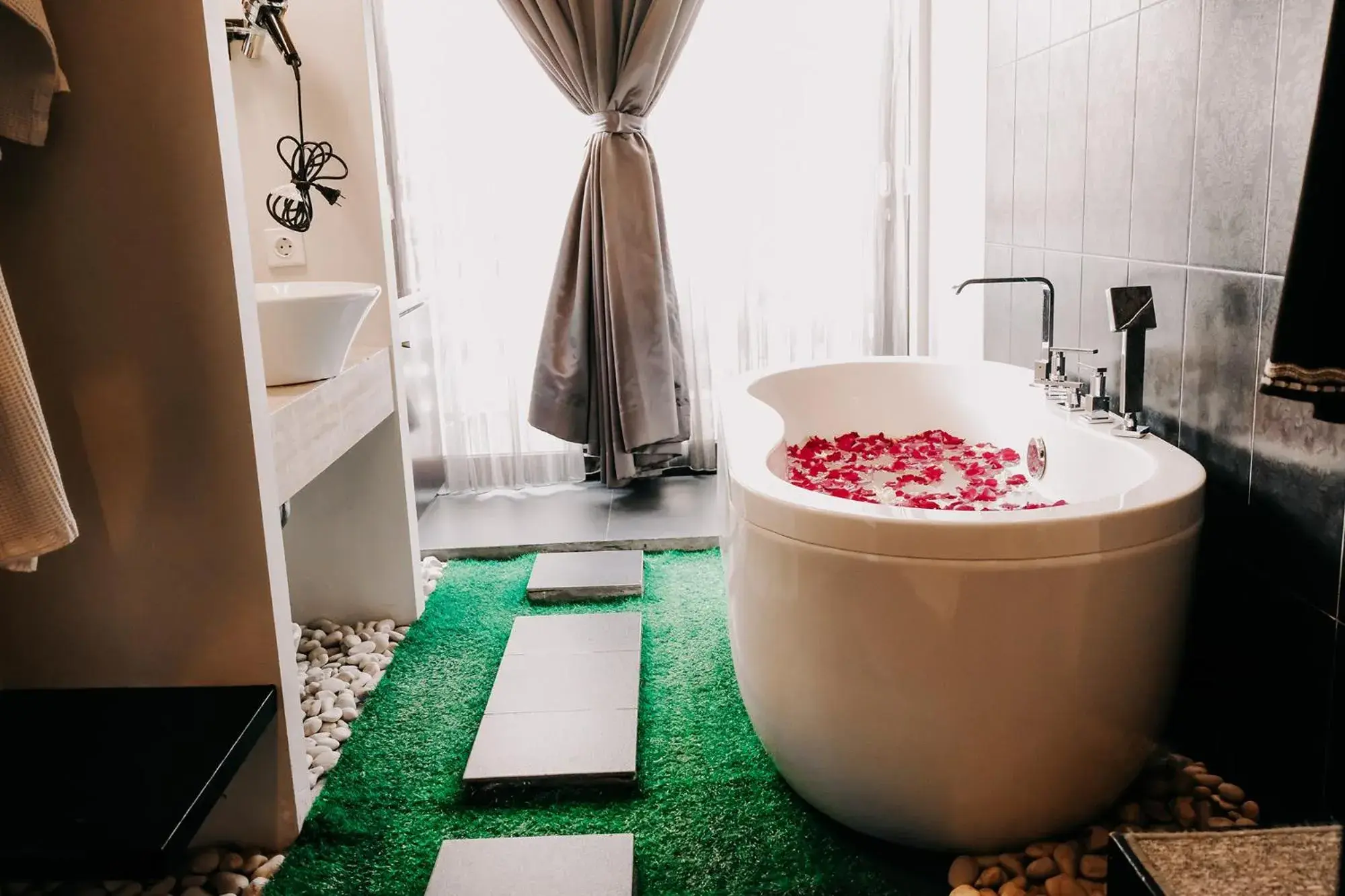 Bathroom in 18 Suite Villa Loft at Kuta