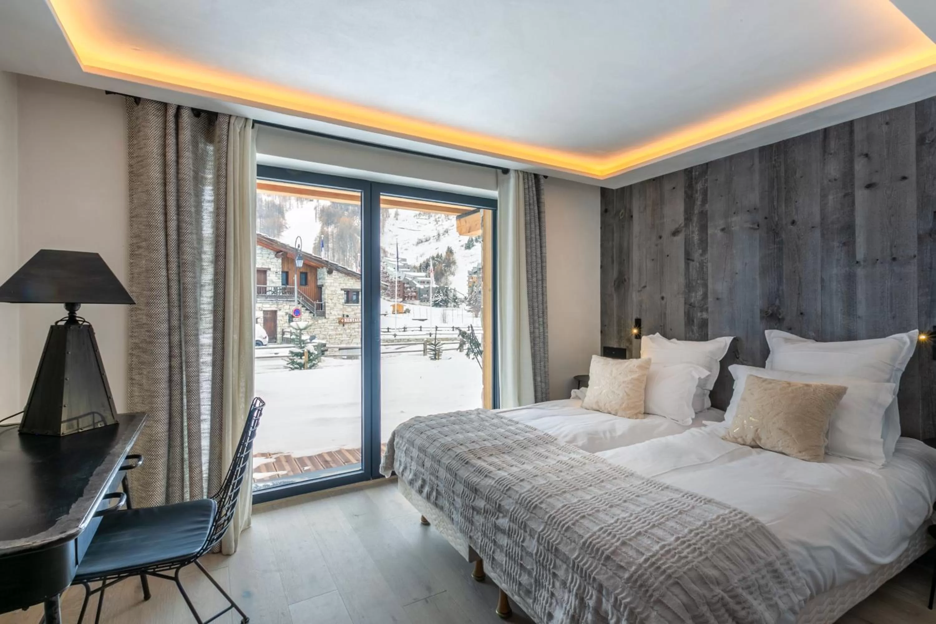 Bed in Maisons de montagne Le Samovar