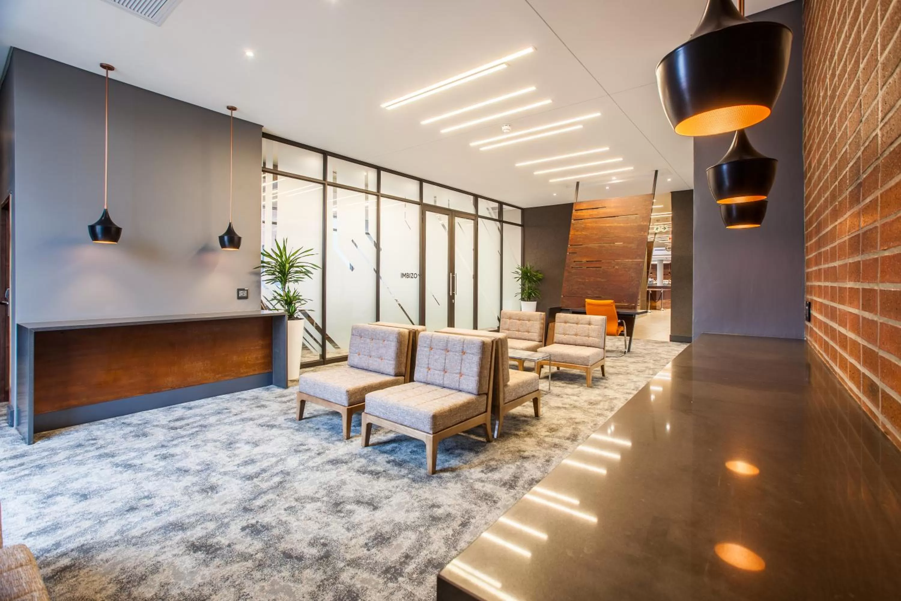 Seating area in City Lodge Newtown, Johannesburg