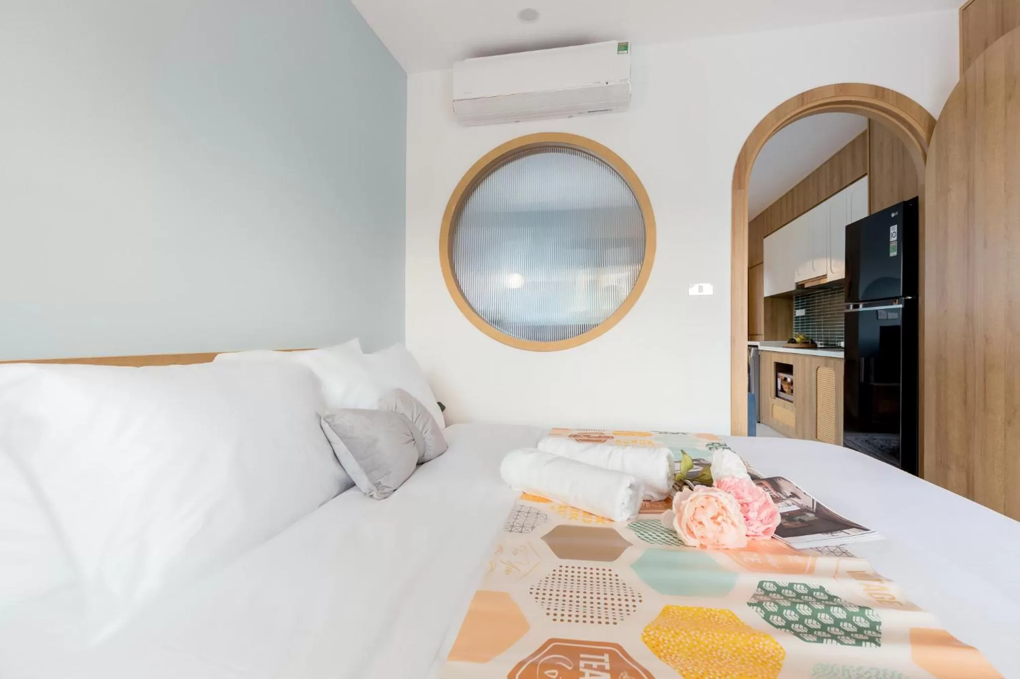 Bedroom, Bed in Crescendo Boutique Studio