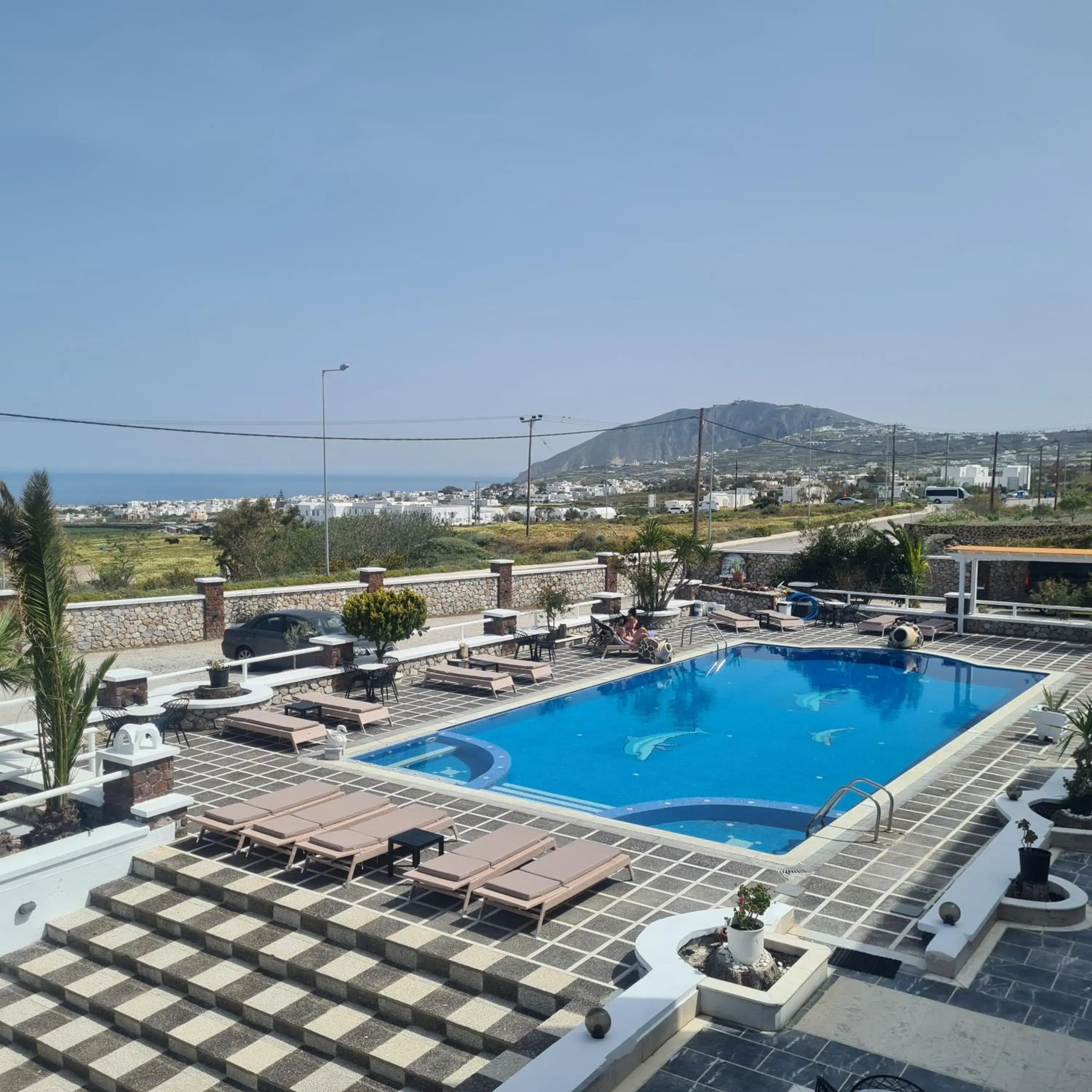 Pool View in Hotel Golden Star