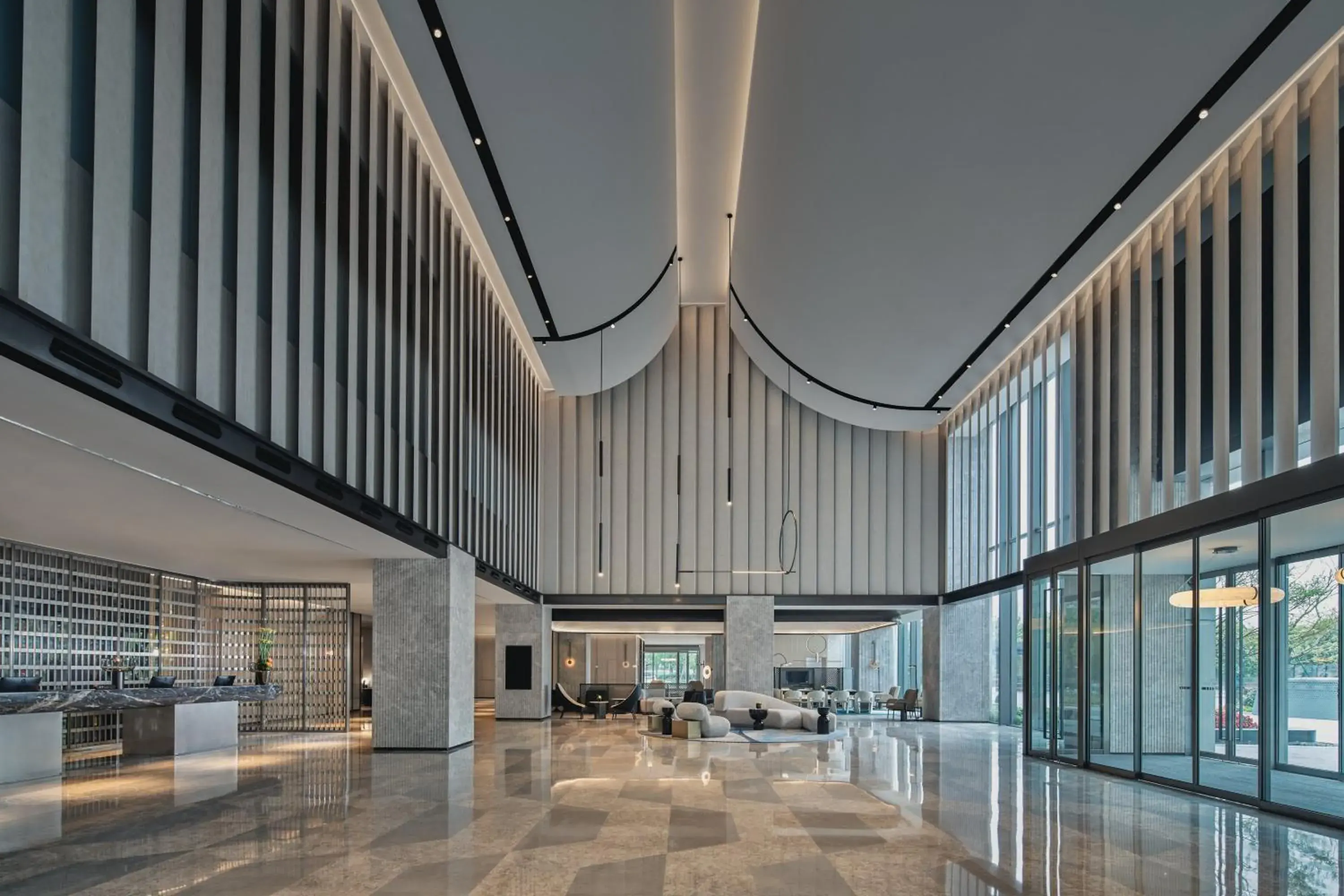 Property building in Crowne Plaza Hangzhou Riverside by IHG Property building in Crowne Plaza Hangzhou Riverside by IHG