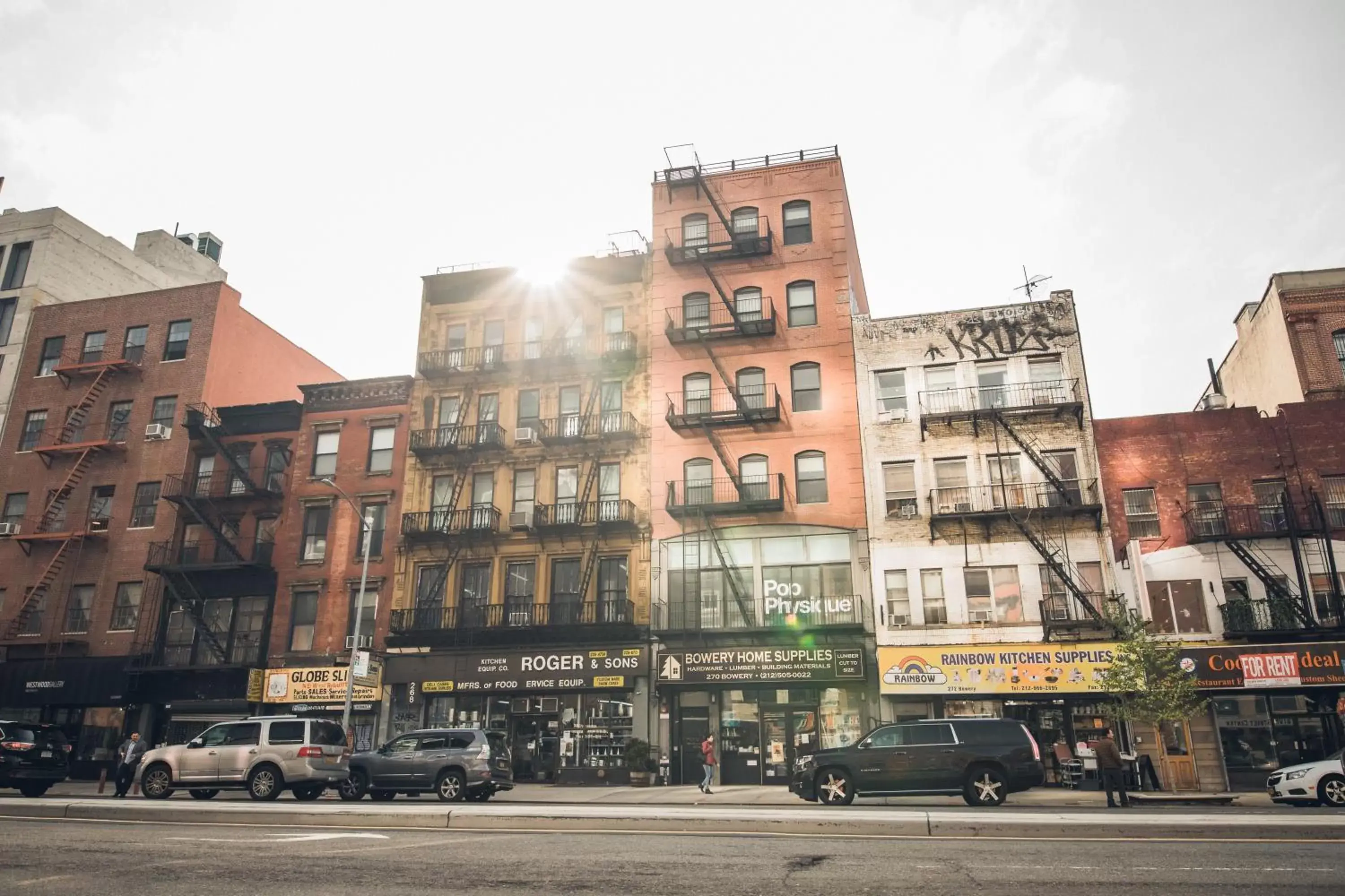 Property building in citizenM New York Bowery Property building in citizenM New York Bowery