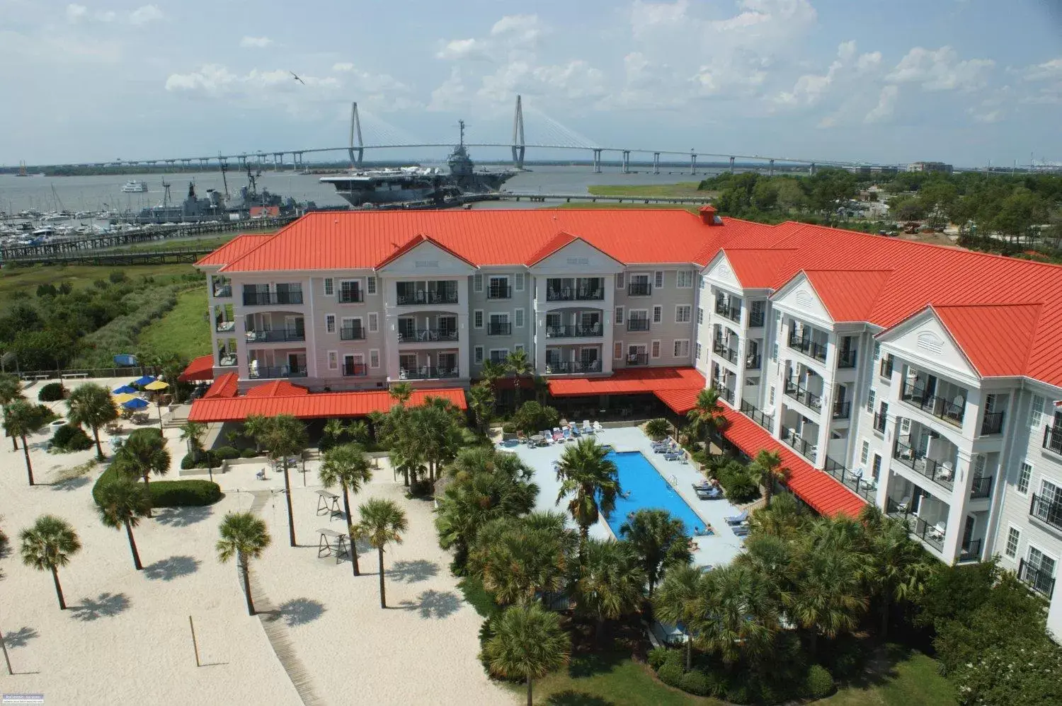 Facade/entrance, Bird's-eye View in Harborside at Charleston Harbor Resort and Marina