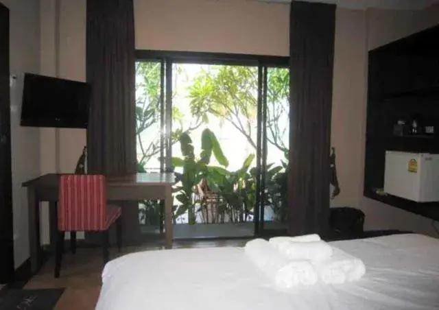 Bed in Chidlom Resort