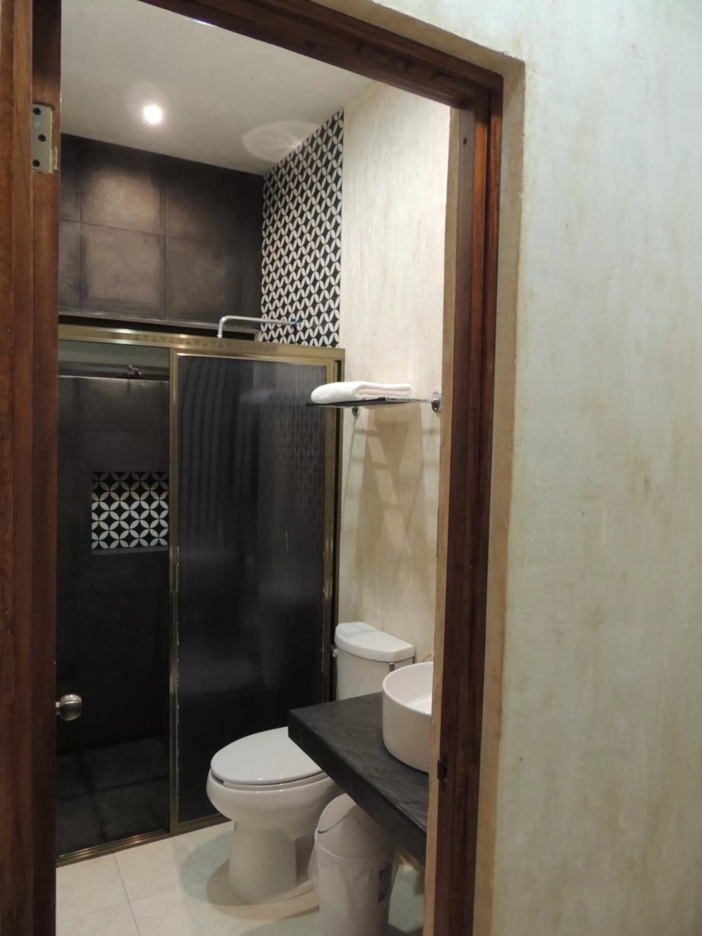 Bathroom in Hotel Boutique Bugambilias