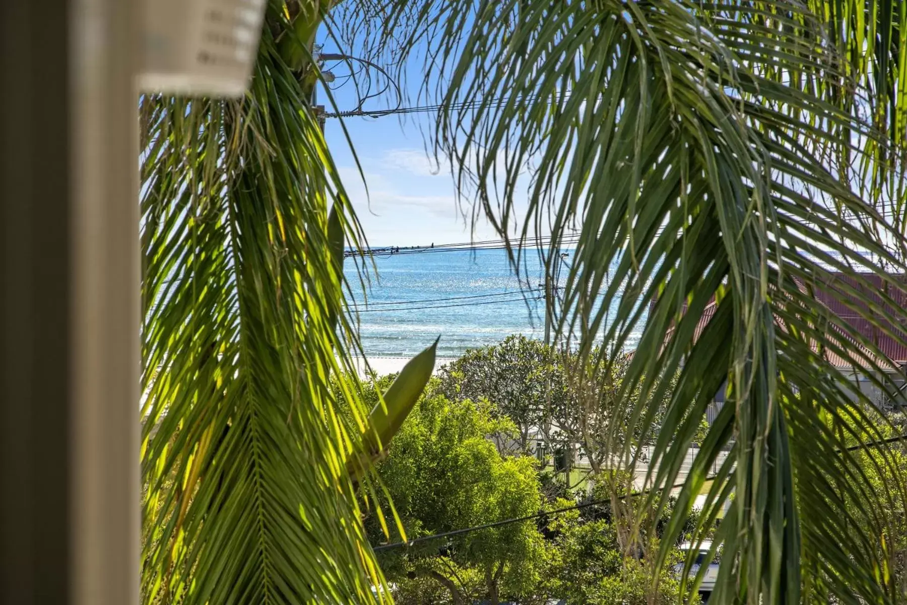 Balcony/Terrace, Sea View in Kirra Palms Holiday Apartments