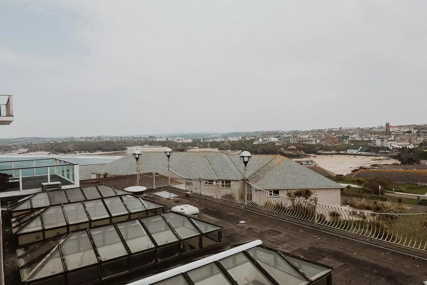 Balcony/Terrace in Atlantic Hotel Newquay