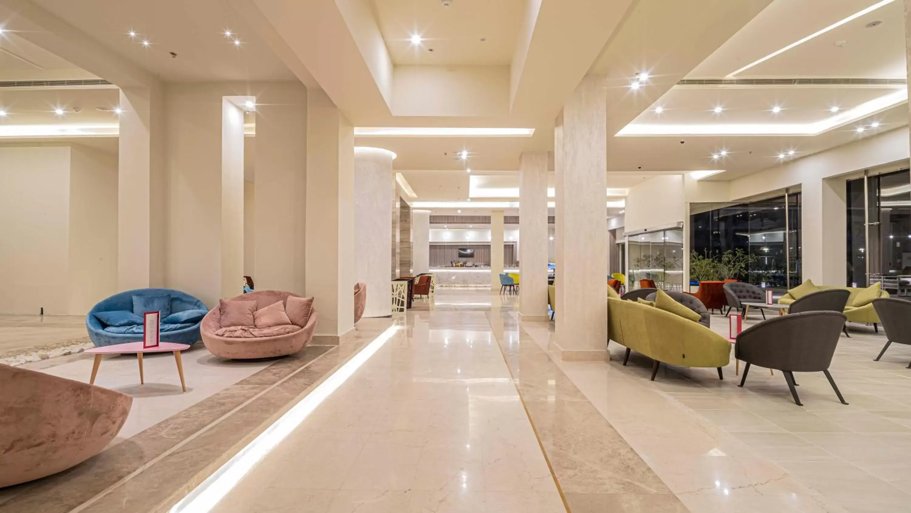 Lounge or bar, Lobby/Reception in Amarina Abu Soma Resort & Aquapark