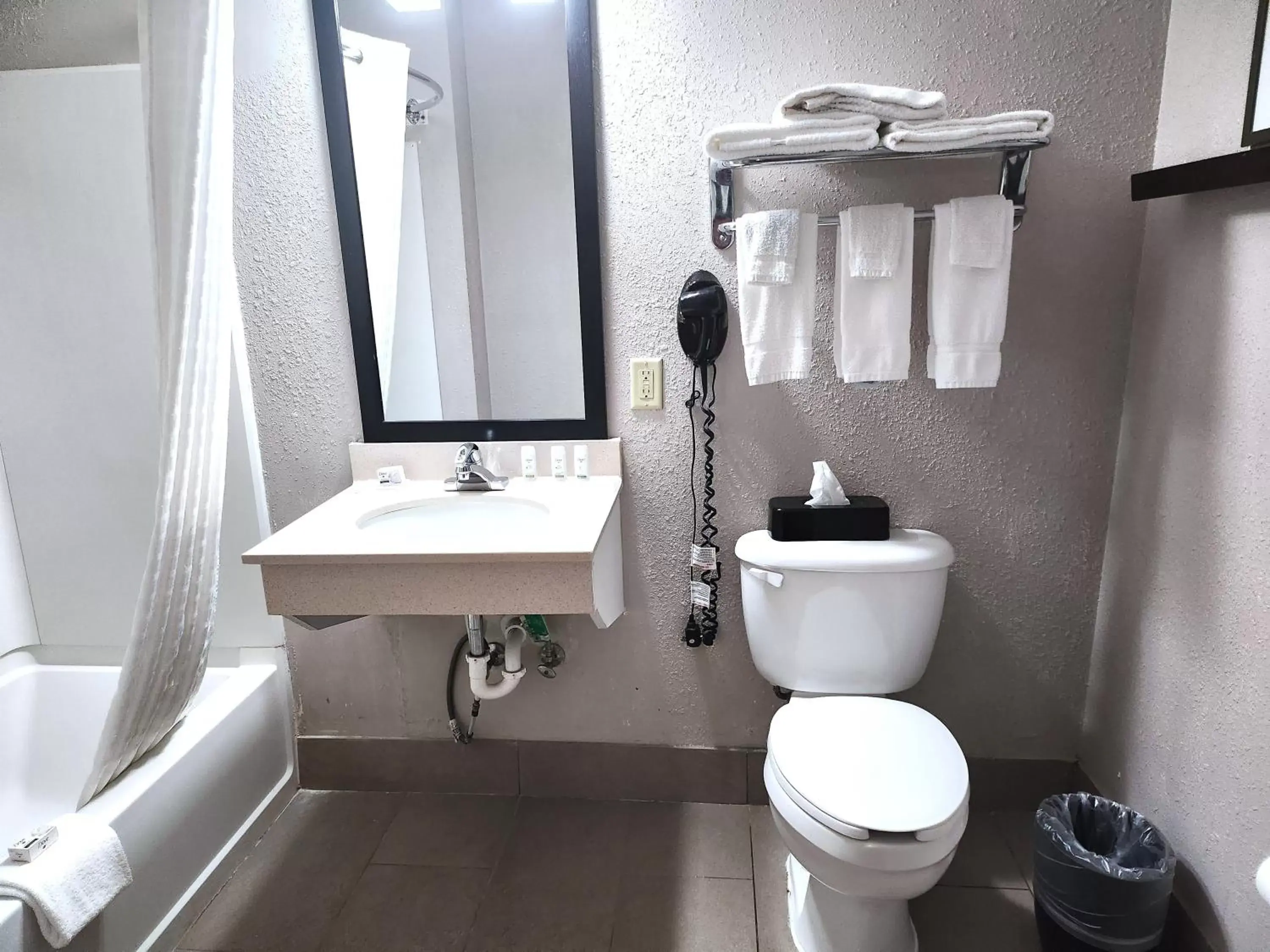 Room with Two Double Beds, Mobility Access Room and Bathtub with Grab Bars, Non-Smoking in Wingate by Wyndham Matthews, NC Room with Two Double Beds, Mobility Access Room and Bathtub with Grab Bars, Non-Smoking in Wingate by Wyndham Matthews, NC