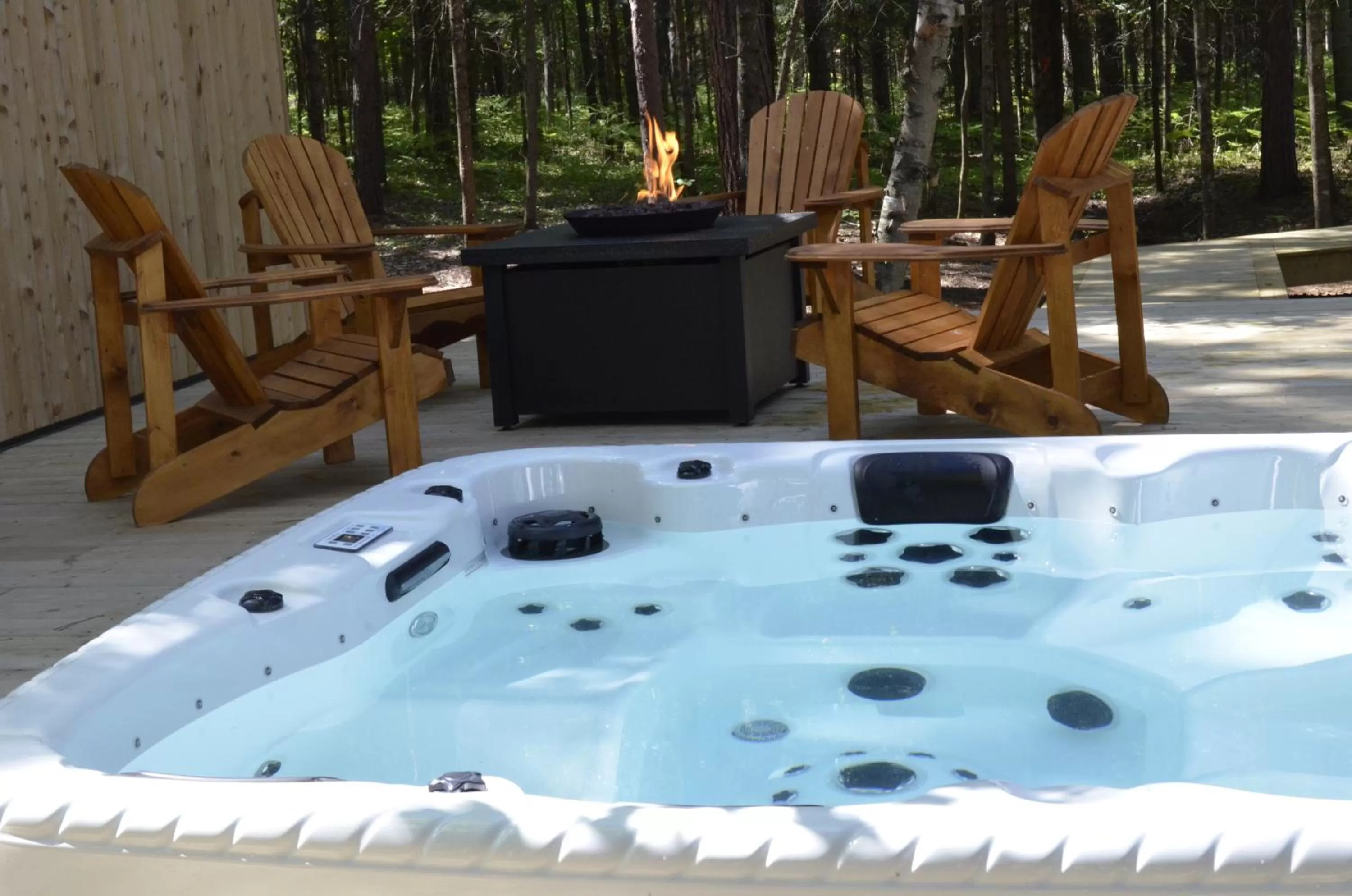 On site in Auberge le Cosy