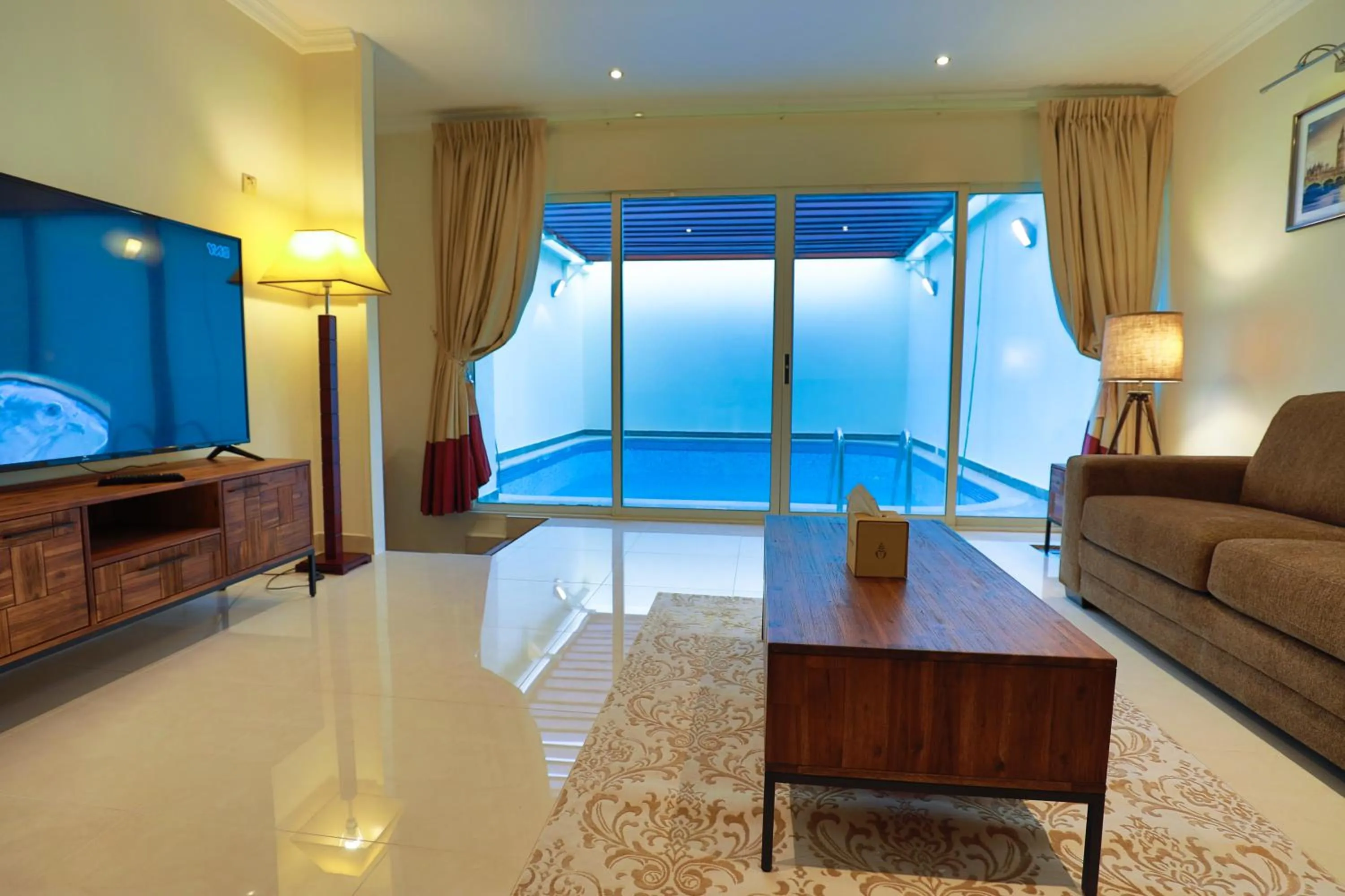 Living room in Villaggio Hotel Abu Dhabi