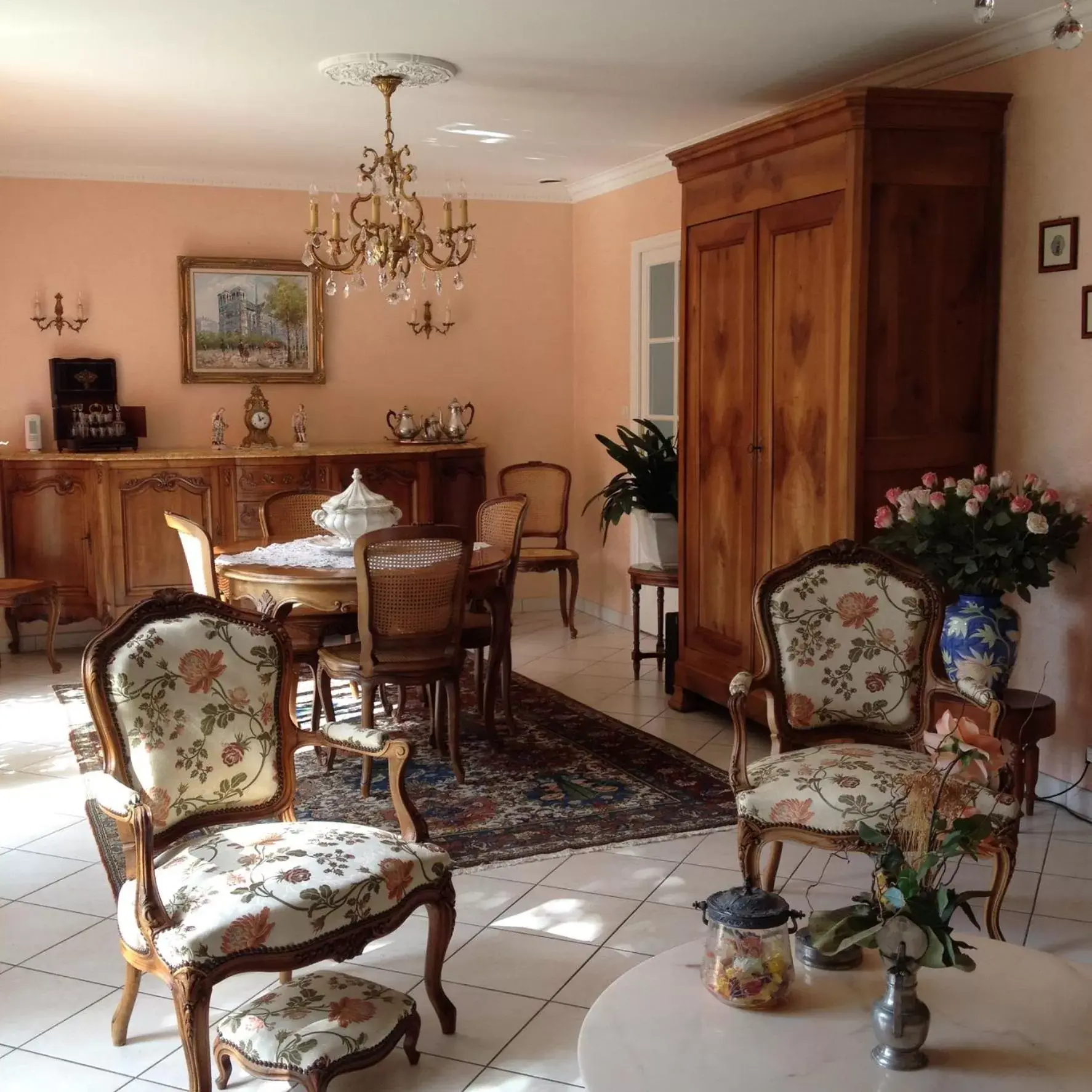 Seating Area in Agora Mijo Chambre d'Hôtes