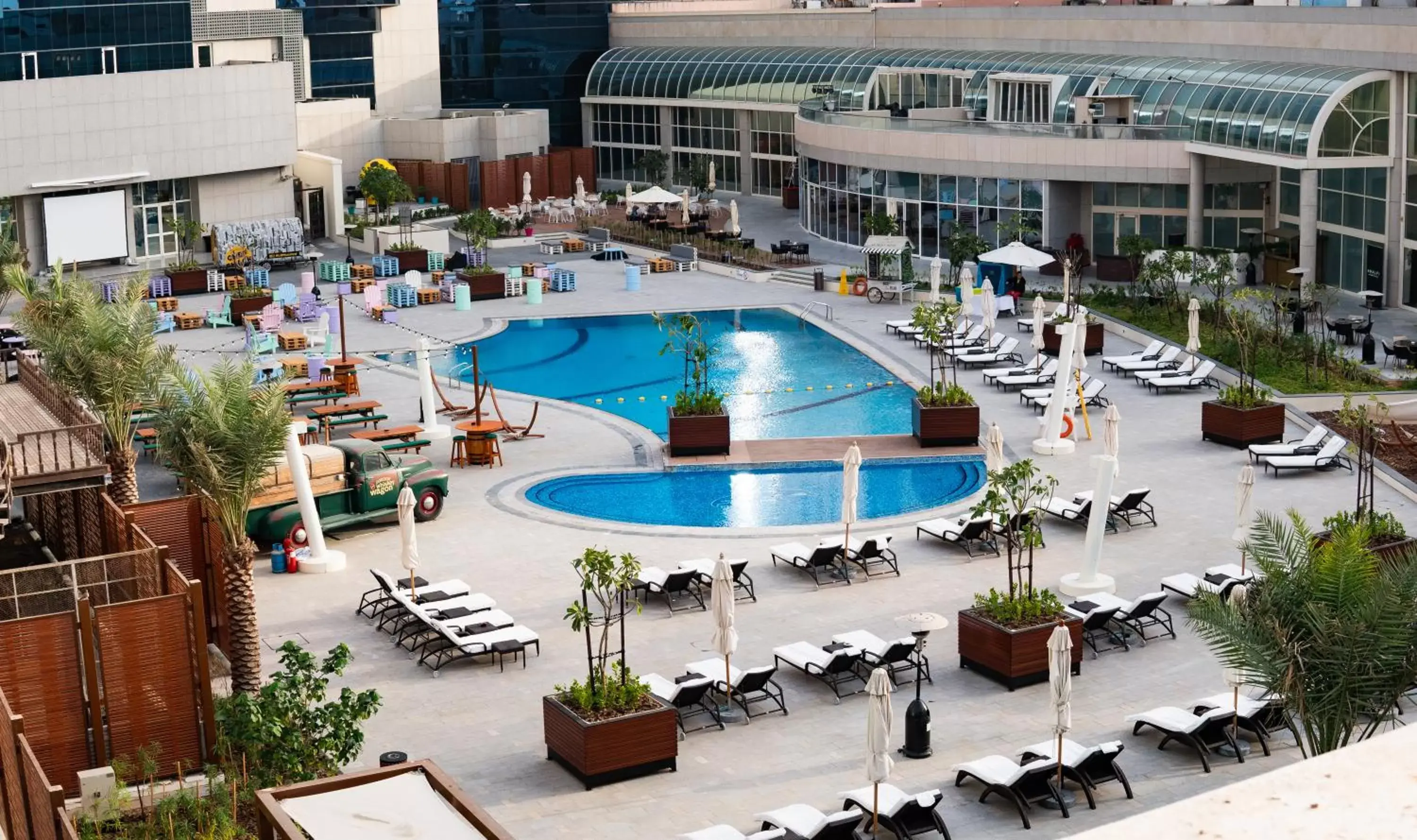 Property building, Pool View in Al Ain Palace Hotel Abu Dhabi