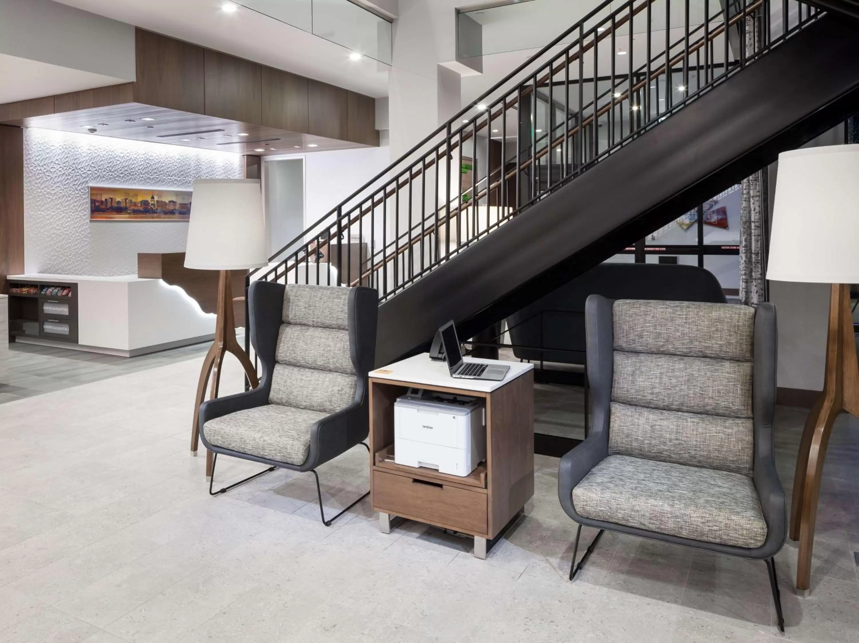 Lobby or reception in Hilton Garden Inn Madison Downtown, WI